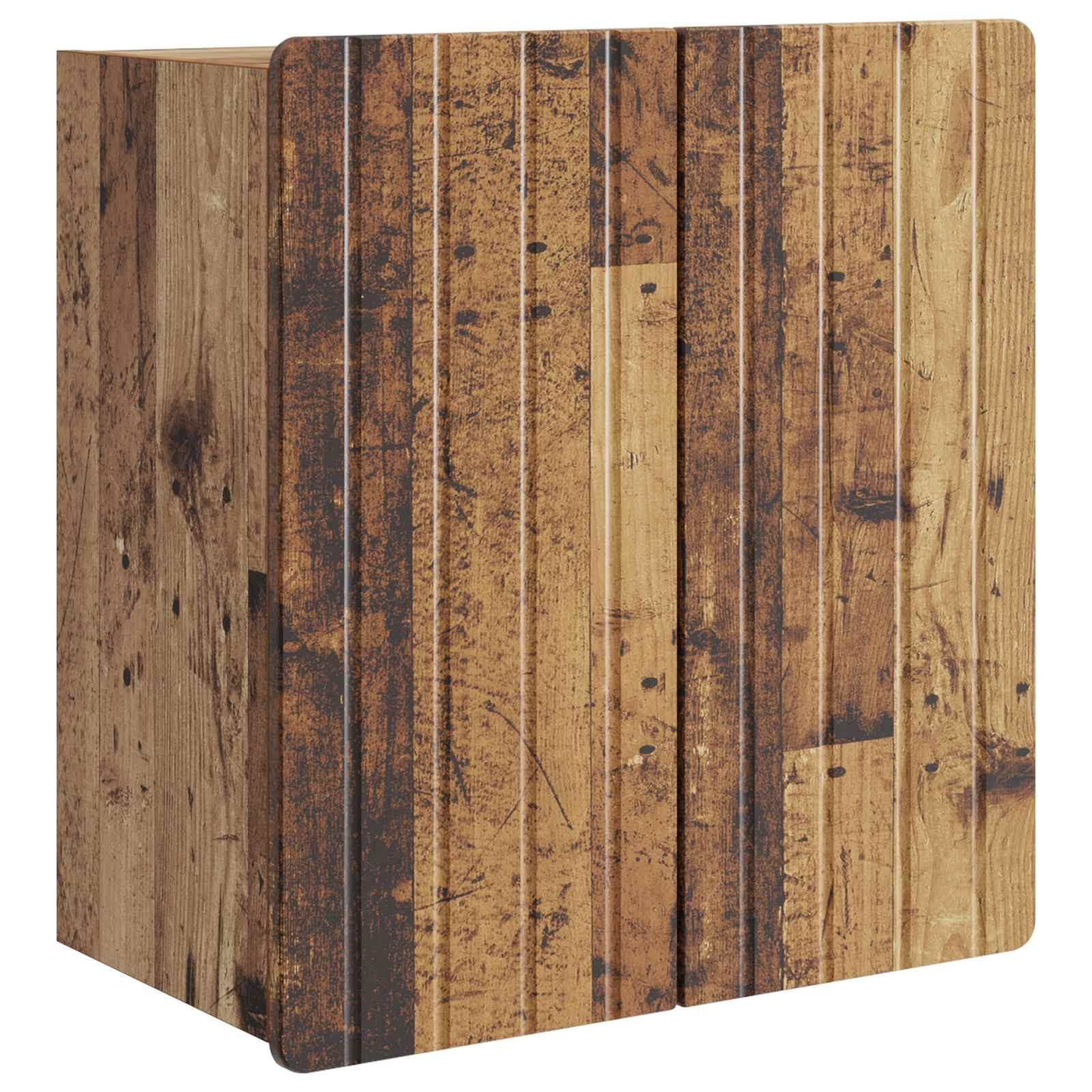 vidaXL Hängeschrank 59 x 31 x 64 cm Hängeschrank Wandschrank Altholz 59x31x64 cm Holzwerks