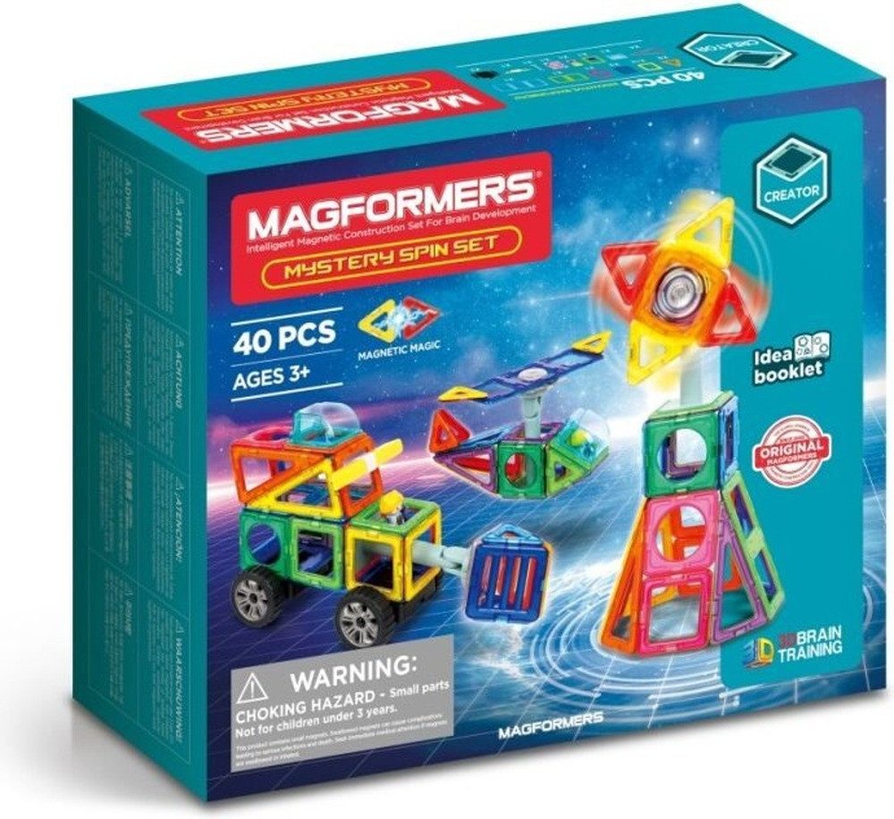 MAGFORMERS MAGFORMERS Mystery Spin set 40 dílků Magnetspielbausteine