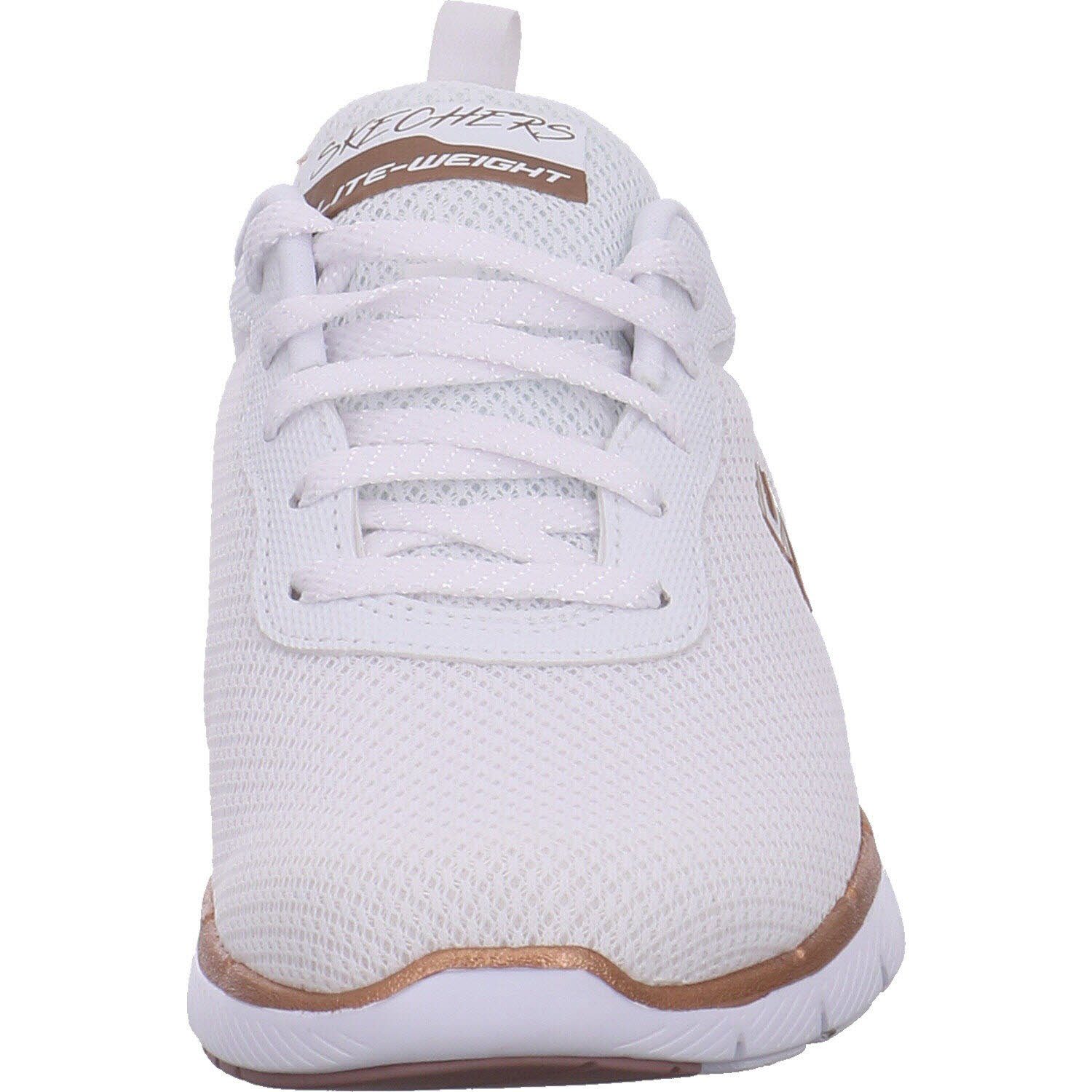 Skechers Flex Appeal First Sneaker Insight gold white/rose 3.0