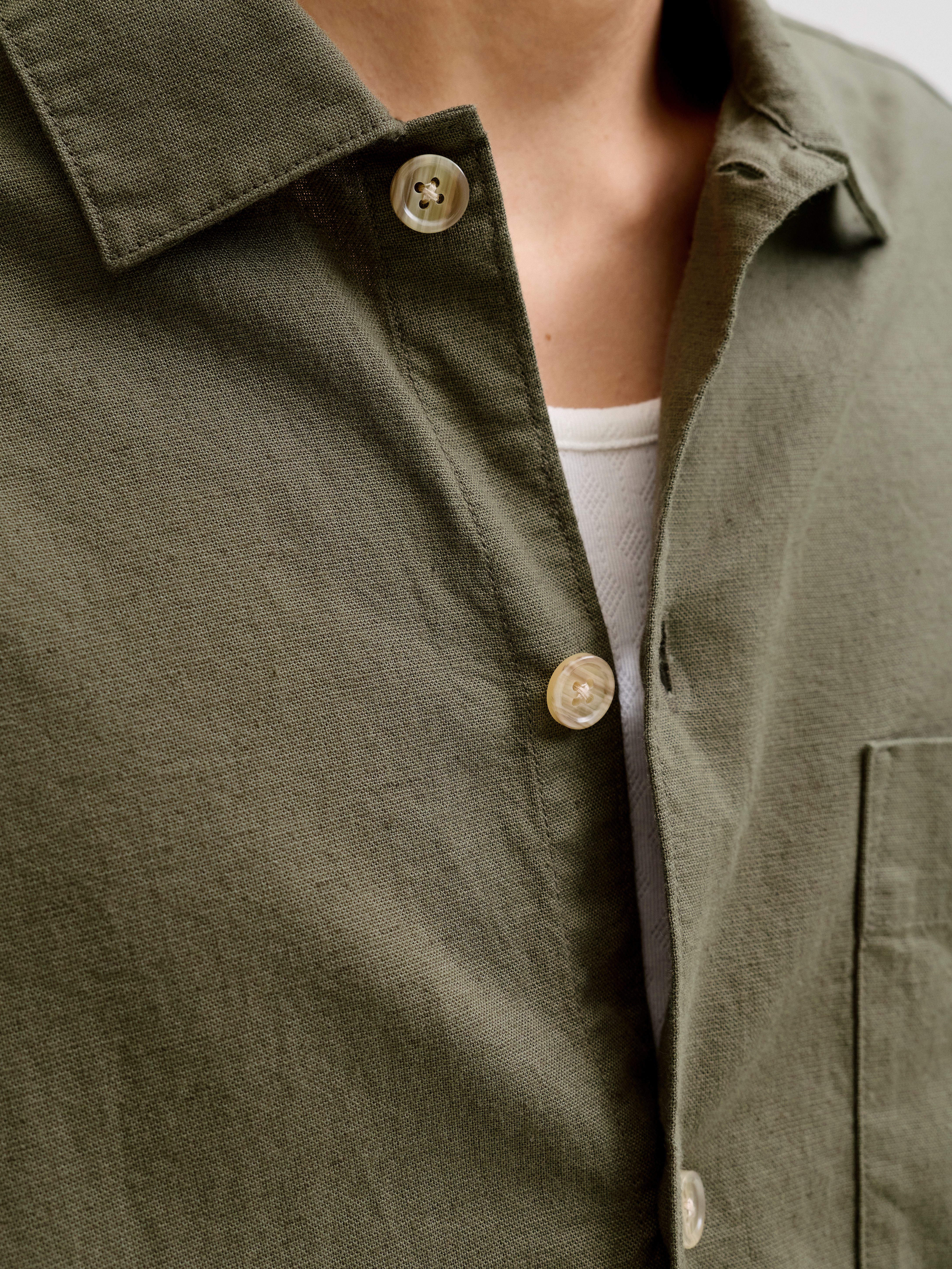 Jack & Jones Langarmhemd JJETRISTAN OVERSHIRT LS SN mit Knopfleiste – Bild 4 von 5