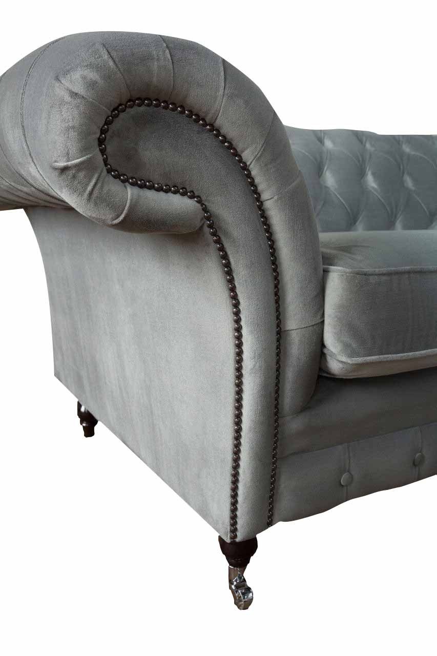 Chesterfield-Sofa, 4 Sofas Sofa Couch Wohnzimmer Sitzer JVmoebel Chesterfield Design Klassisch