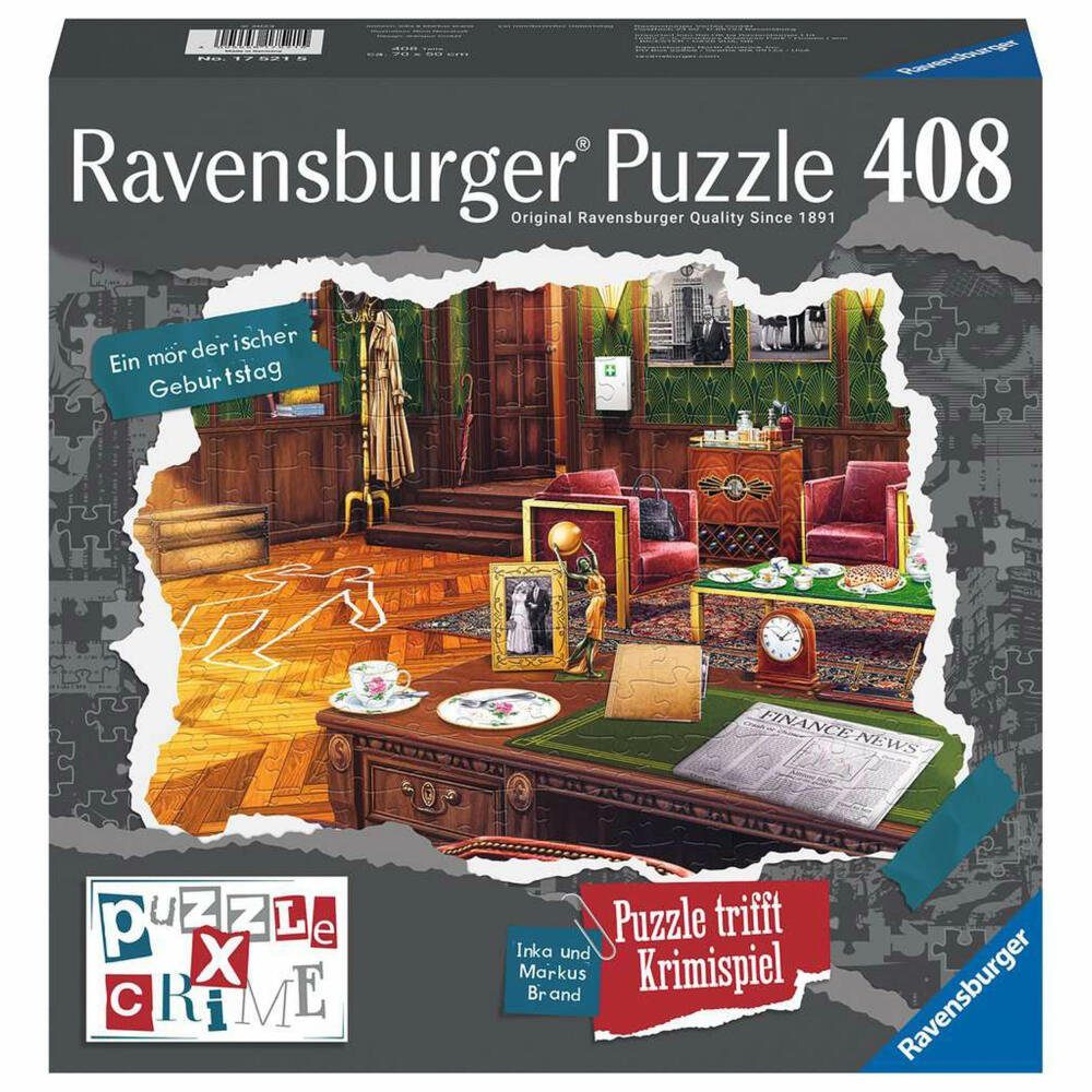 Puzzle Ravensburger Puzzleteile 408 Crime: mörderischer Ein Geburtstag Teile, X 408