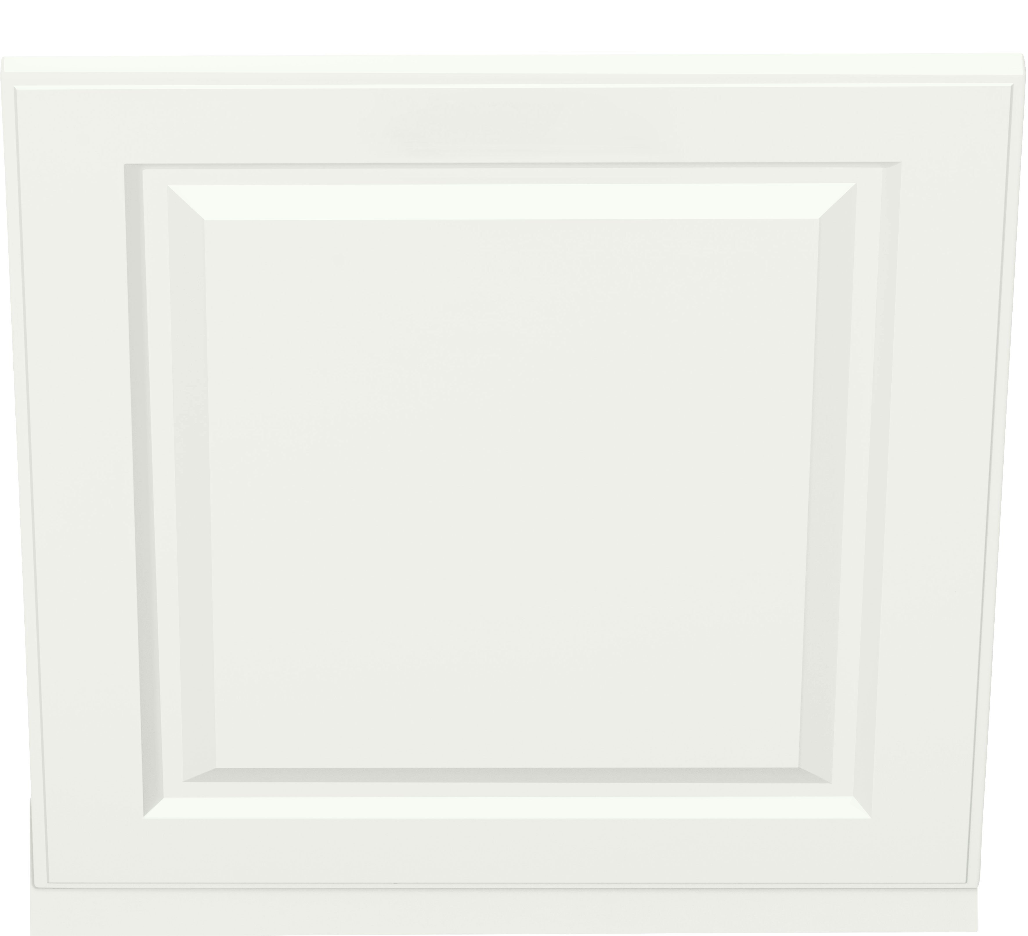 wiho Küchen Möbelblende Geschirrspüler 60 teilintegrierbaren cm Erla, für breit, Weiß