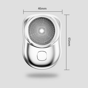 MAGICSHE Elektrorasierer USB-Mini-Rasierer, tragbar, für Auto, Reisen