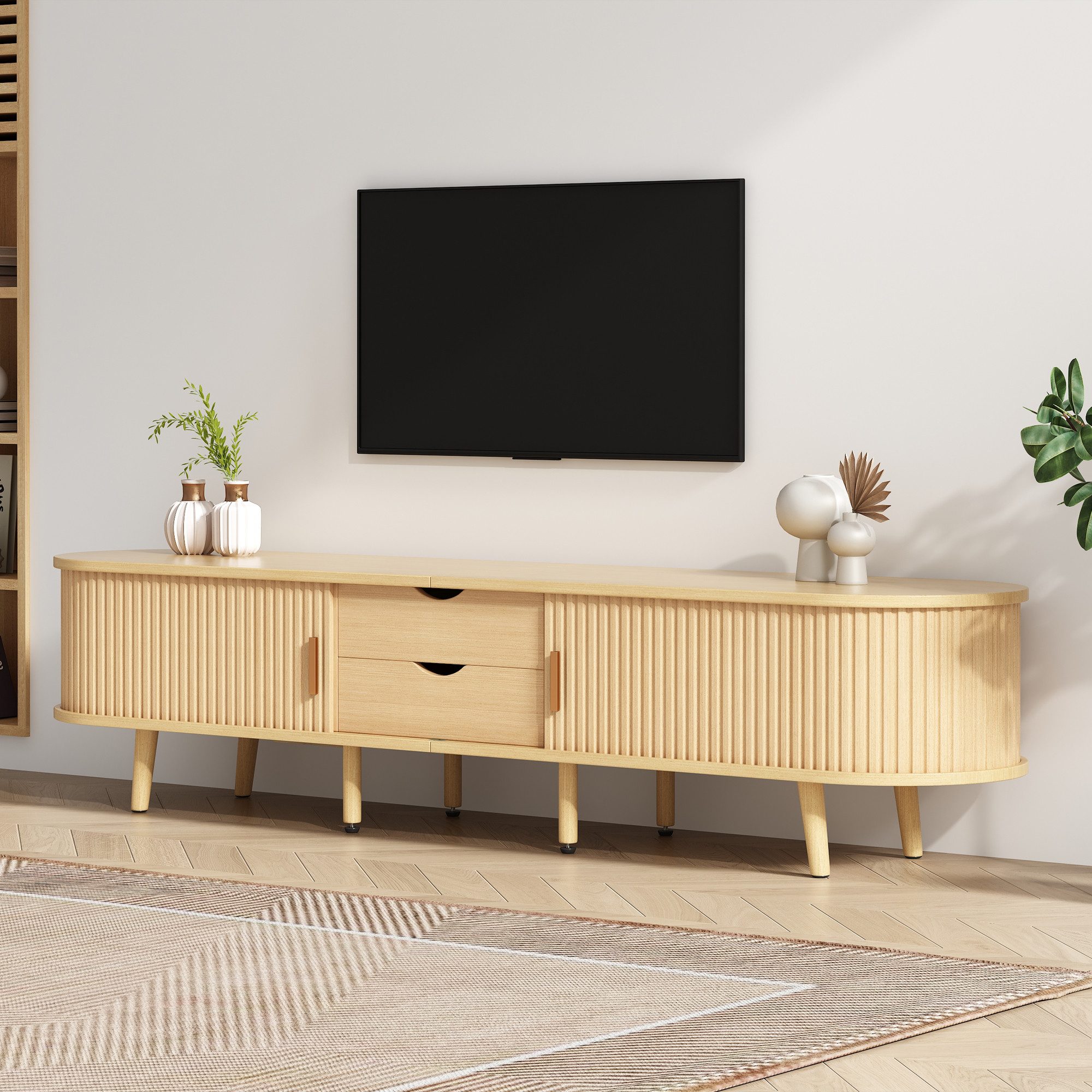 HAUSS SPOLE Wohnzimmer-Set TV-Schrank mit Stauraum, günstig online kaufen