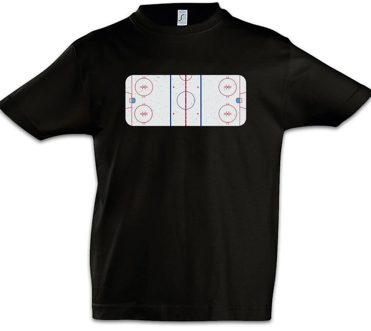 Print-Shirt Icehockey Field Kinder T-Shirt Player Sport Passion Love Addiction
