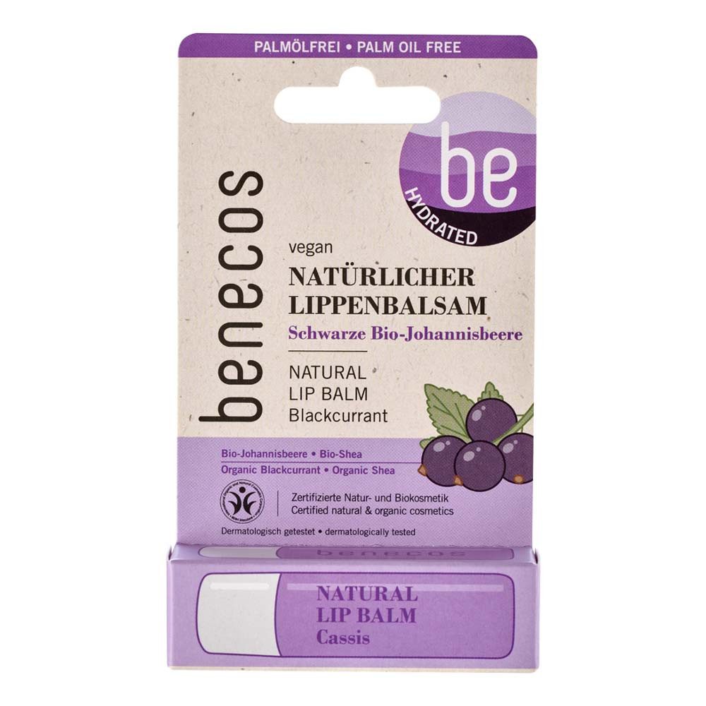 Benecos Lippenbalsam Lip Balm - Cassis 4,7g
