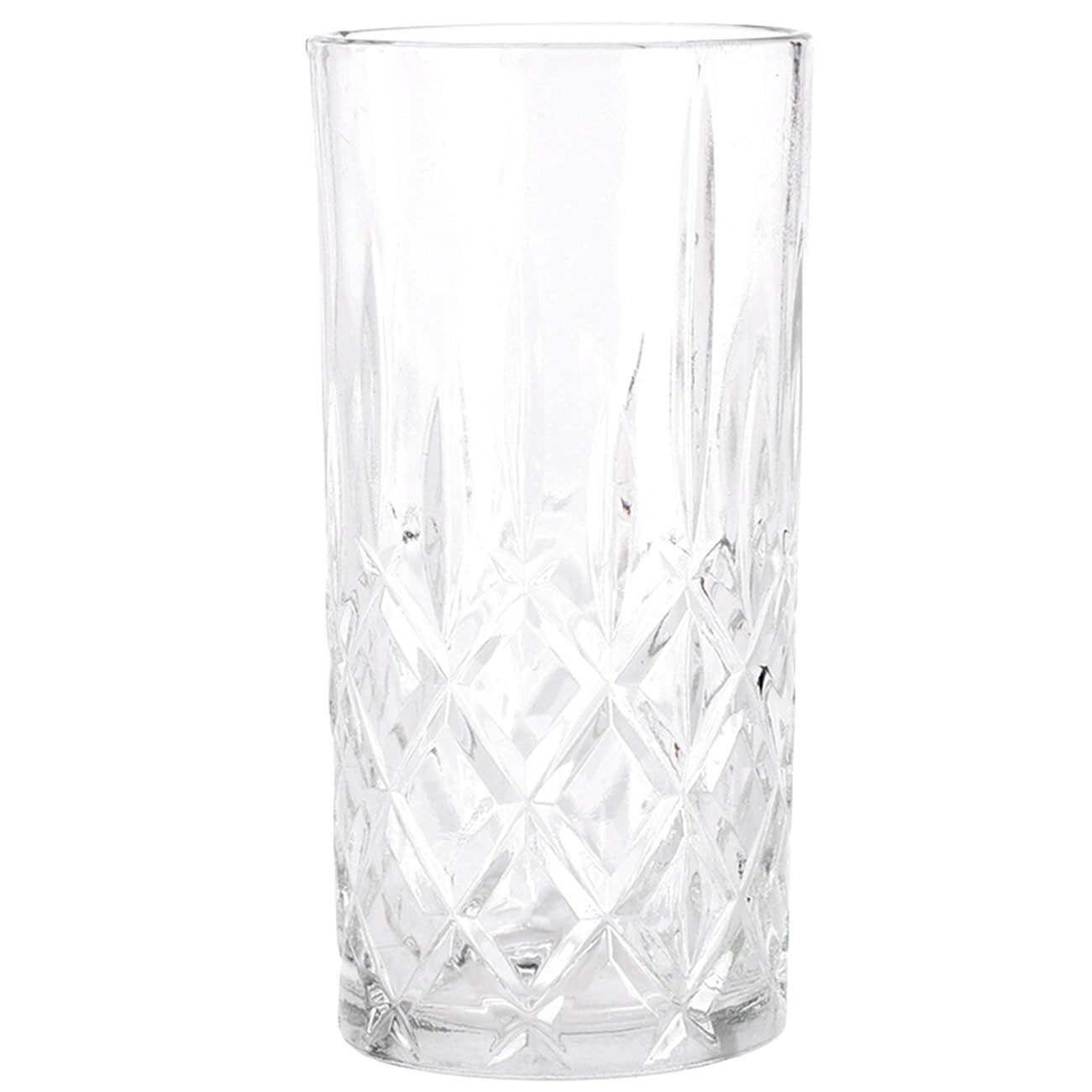 Excellent Houseware Gläser-Set 4er-Set Trinkgläser je 300ml Kristall-Look Design Spülmaschinenfest, 4-tlg., 4-teiliges Gläser-Set im edlen Kristall-Look für Cocktails & Wasser