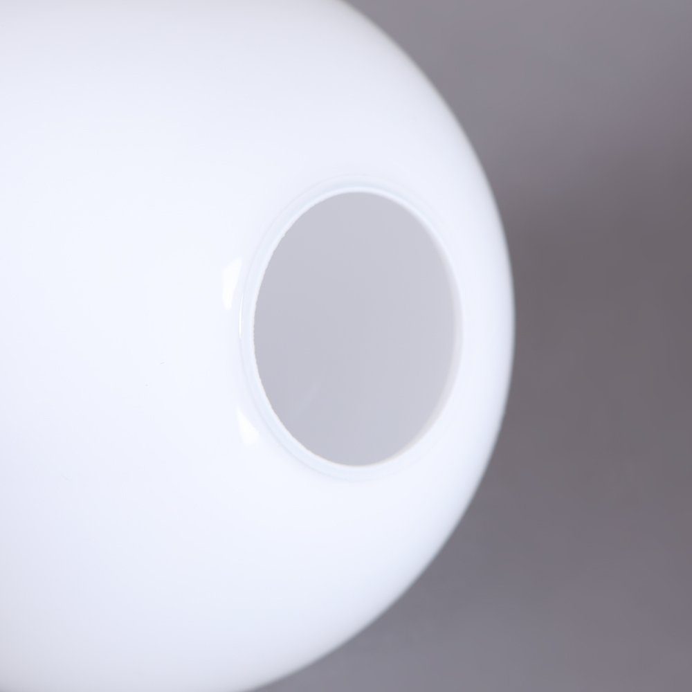 Home4Living Lampenschirm Kugelglas weiß glänzend Ø 140mm Lampenglas Ersatzglas, Dekorativ