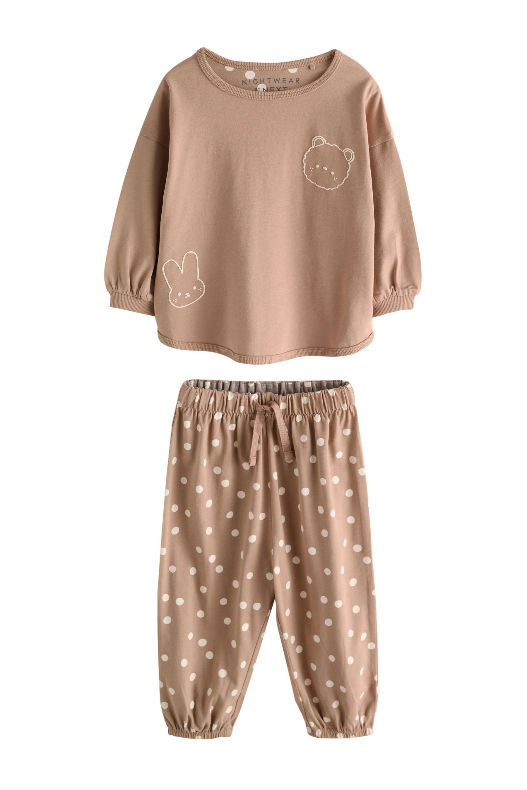 Next Pyjama Schlafanzug mit Jogginghose im 3er-Pack (6 tlg) – Bild 3 von 5