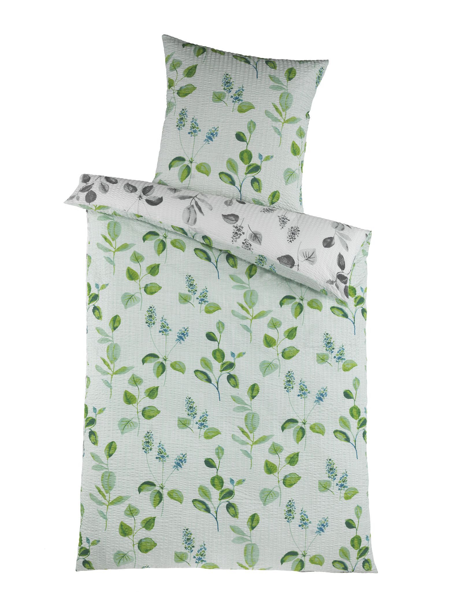 Optidream Bettwäsche Set Mikrofaser 135x200 Design Fleur Wende, Mikrofaser, 2 teilig, Sommer Geschenke Idee Frauen Männer weich sale Reißverschluss Partner