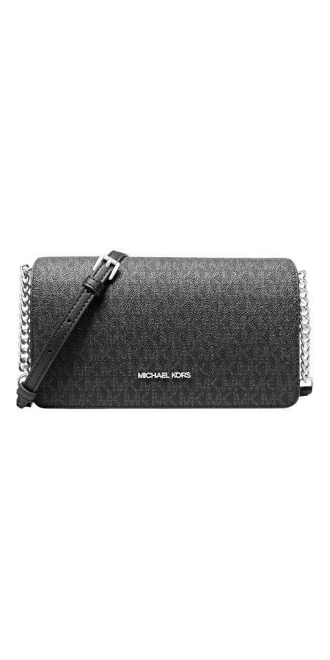 MICHAEL KORS Handtasche Michael Kors Jet Set Crossbody Bag Damen Signature Logo Schwarz