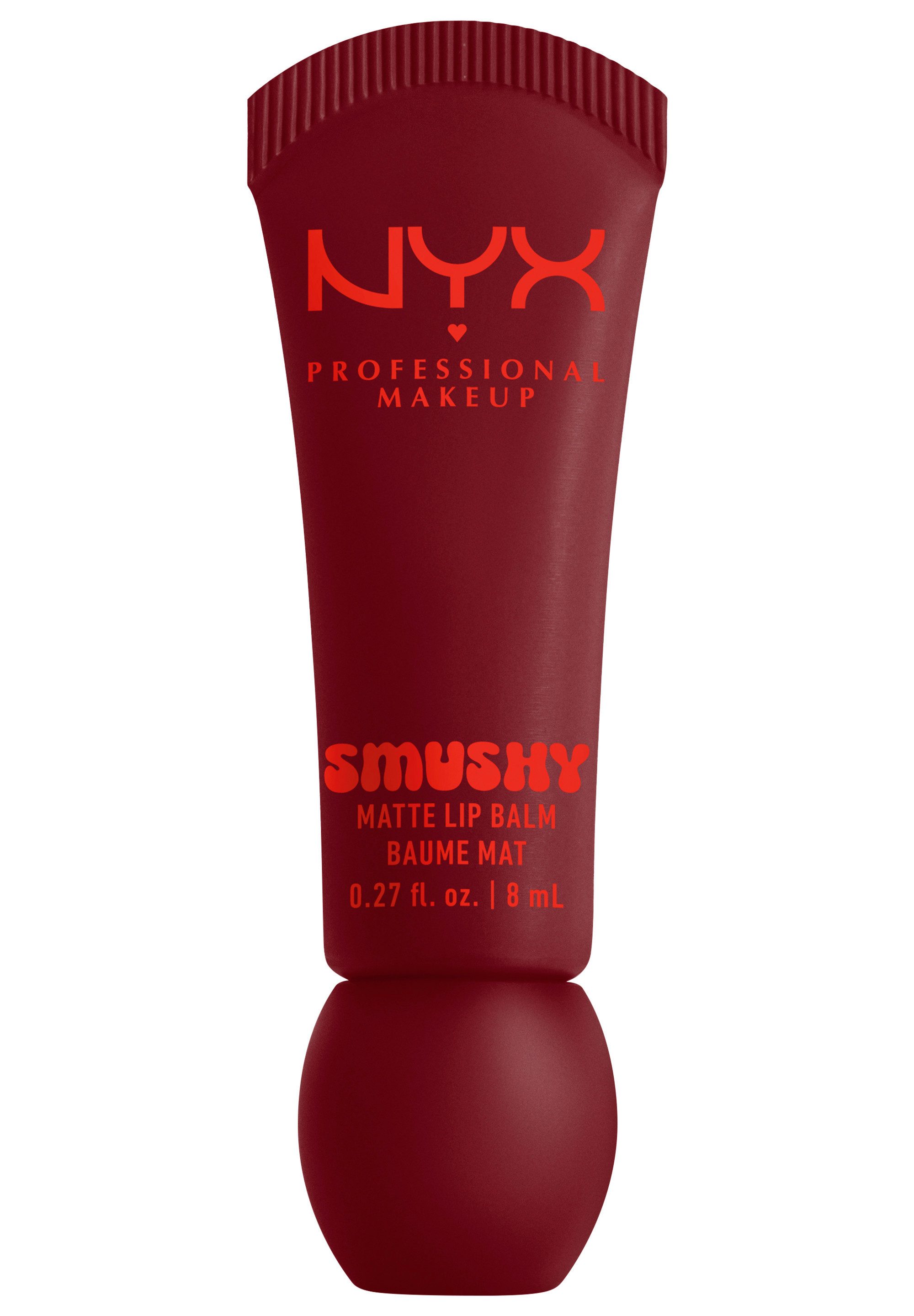 NYX PROFESSIONAL MAKEUP Lippenbalsam SMUSHY MATTE LIP BALM, jeder der Farbtöne hat einen einzigartigen, süßen Duft