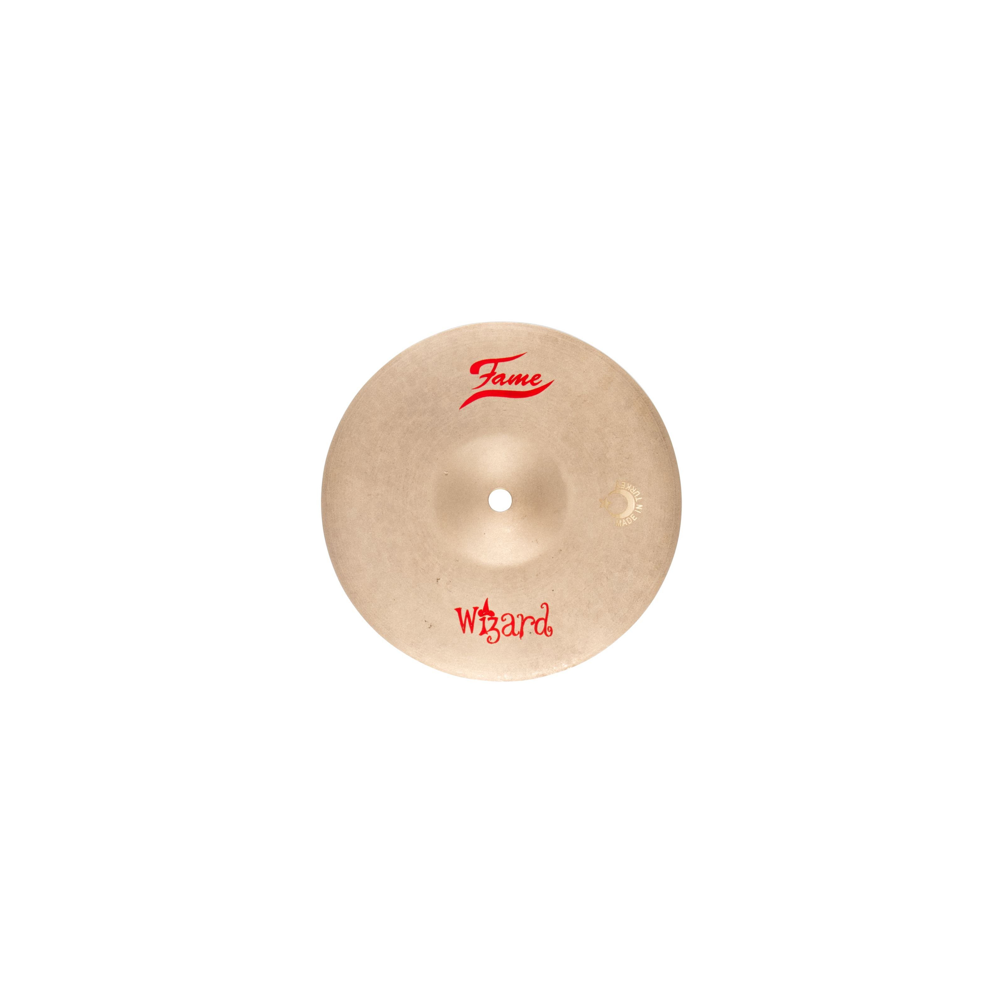 FAME Becken,Wizard Thin Splash 8" Ride Cymbal Handgefertigte B20 Bronze Sandgestrahlt Dunkler Vintage Sound Vielschichtig Kurzes Sustain Ideal für Studio und Bühne", Cymbals, Ride Becken, Wizard Thin Splash 8" Ride Cymbal, Handgefertigt, B20 Bronze, Dunkler