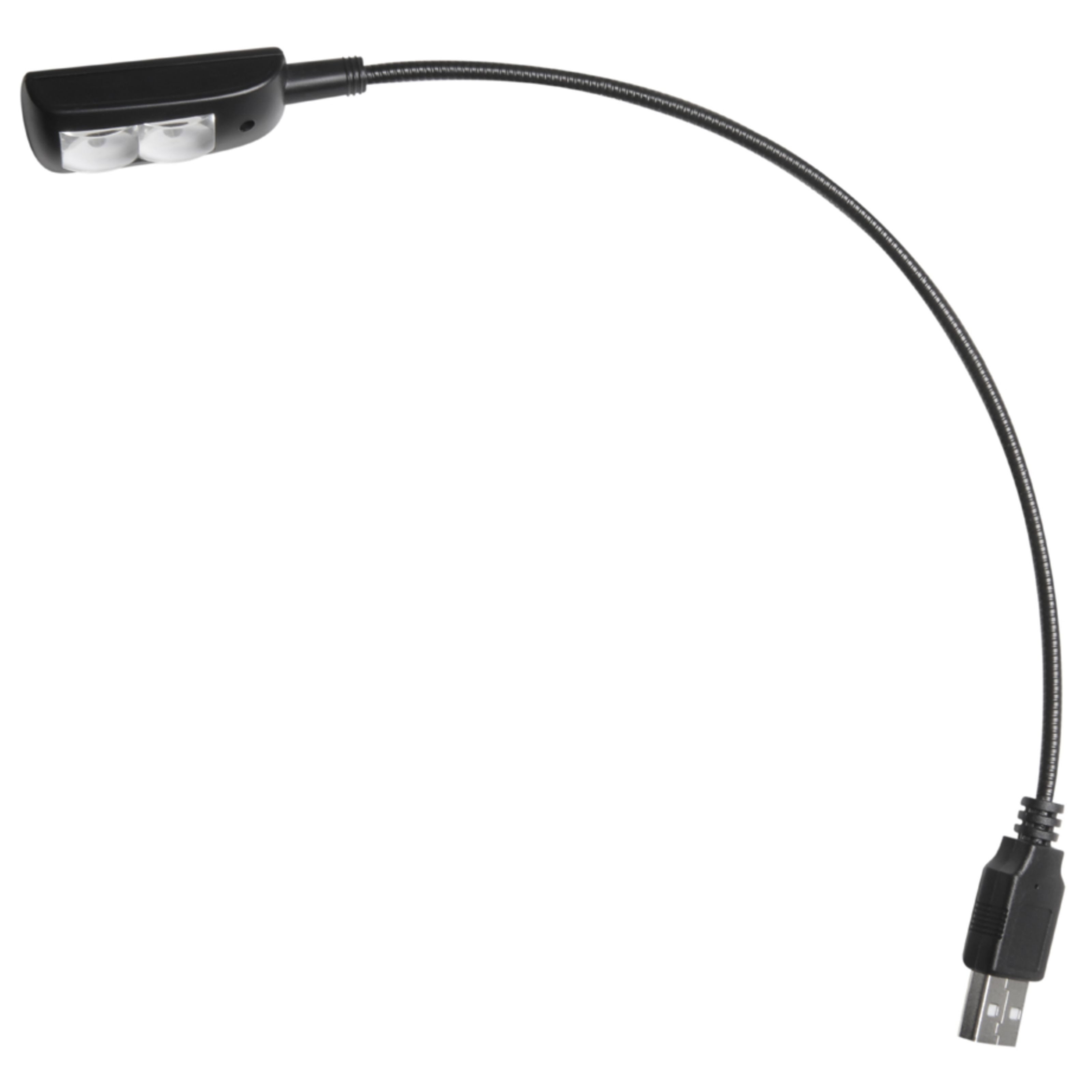 Adam Hall Klemmleuchte, SLED1 USB PRO mit 2 LEDs Schwanenhalsleuchte - Schw günstig online kaufen