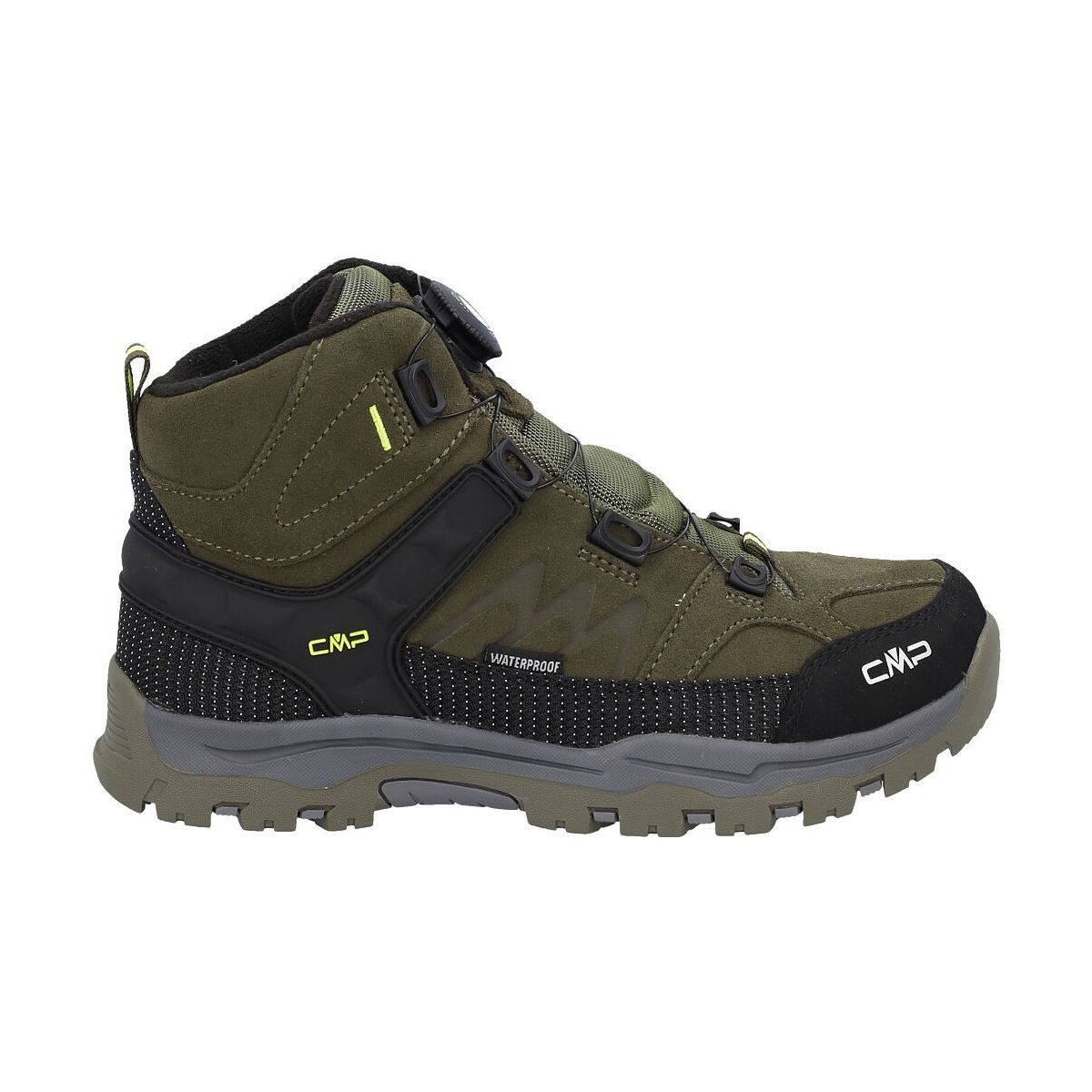 CMP Kids Kiruna Mid Fitgo Fleece WP Trekking Shoes Hikingschuh Robuster Kinderschuh mit wasserfester Membran, warmem Innenfutter und