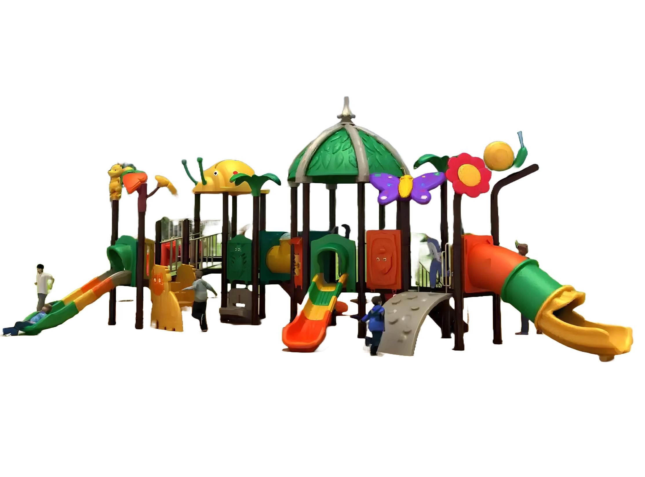 Xlmoebel Rutsche Spielturm mit Rutsche und Kletterturm für den Garten, (Spielplatz), Hergestellt in Europa