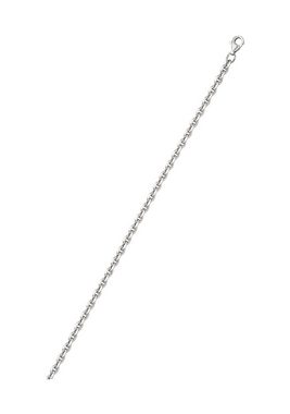 JOBO Silberkette, Ankerkette 925 Silber diamantiert 45 cm