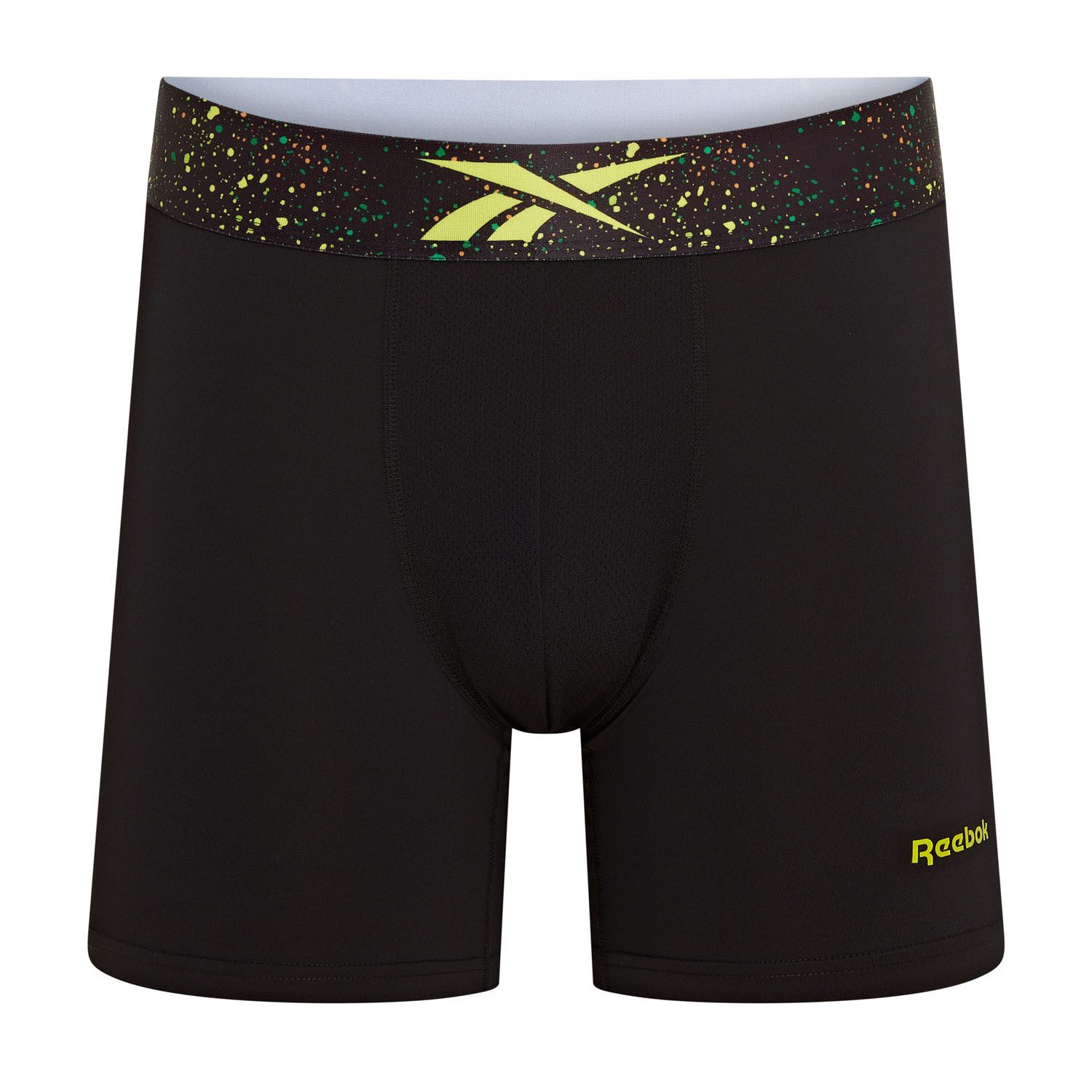 Reebok Trunk BENJI (3er Pack) basic, feuchtigkeitsregulierend, mit Logo, mit Muster, breiter Bund