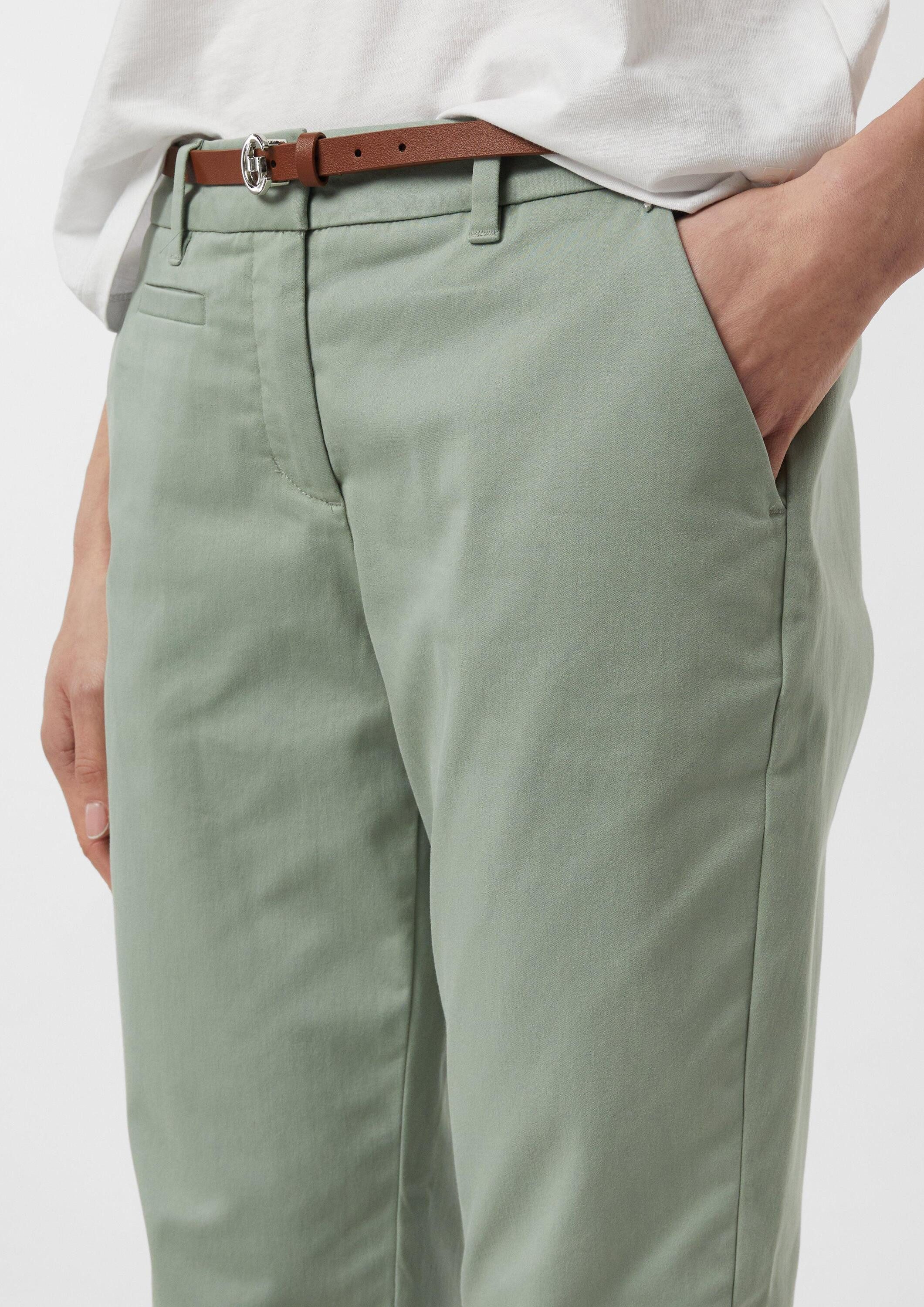 comma Chinos Hose Chinohose mit Gürtel