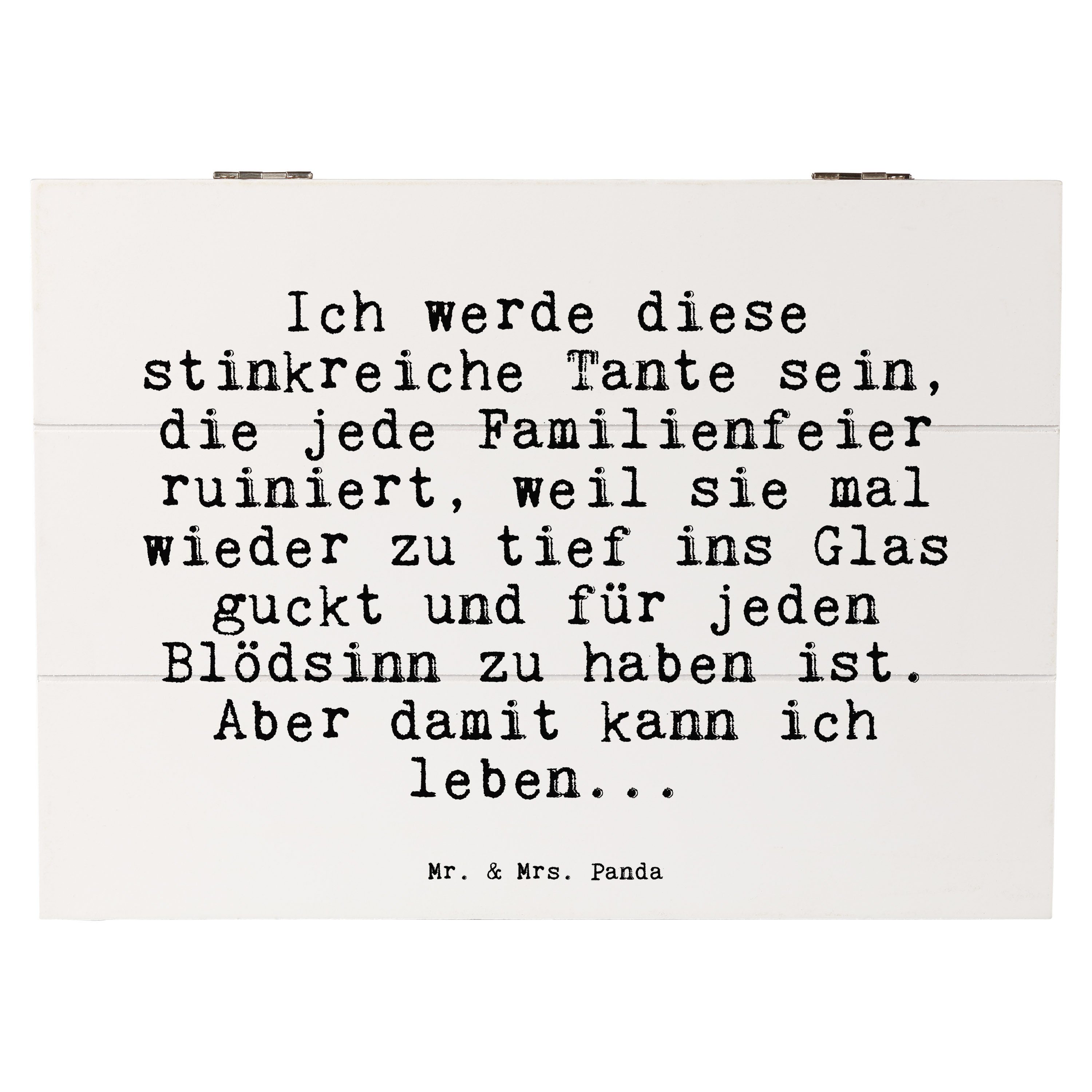 Mr. & Mrs. Panda Dekokiste »Ich werde diese stinkreiche... Weiß