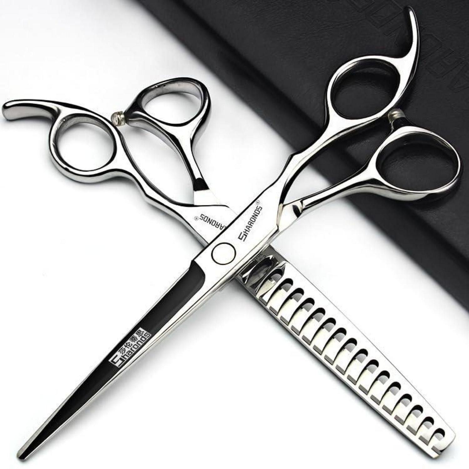 LuxusKollektion Scheren-Set Professionelle Friseurschere 6,5 Zoll - 2 Stück