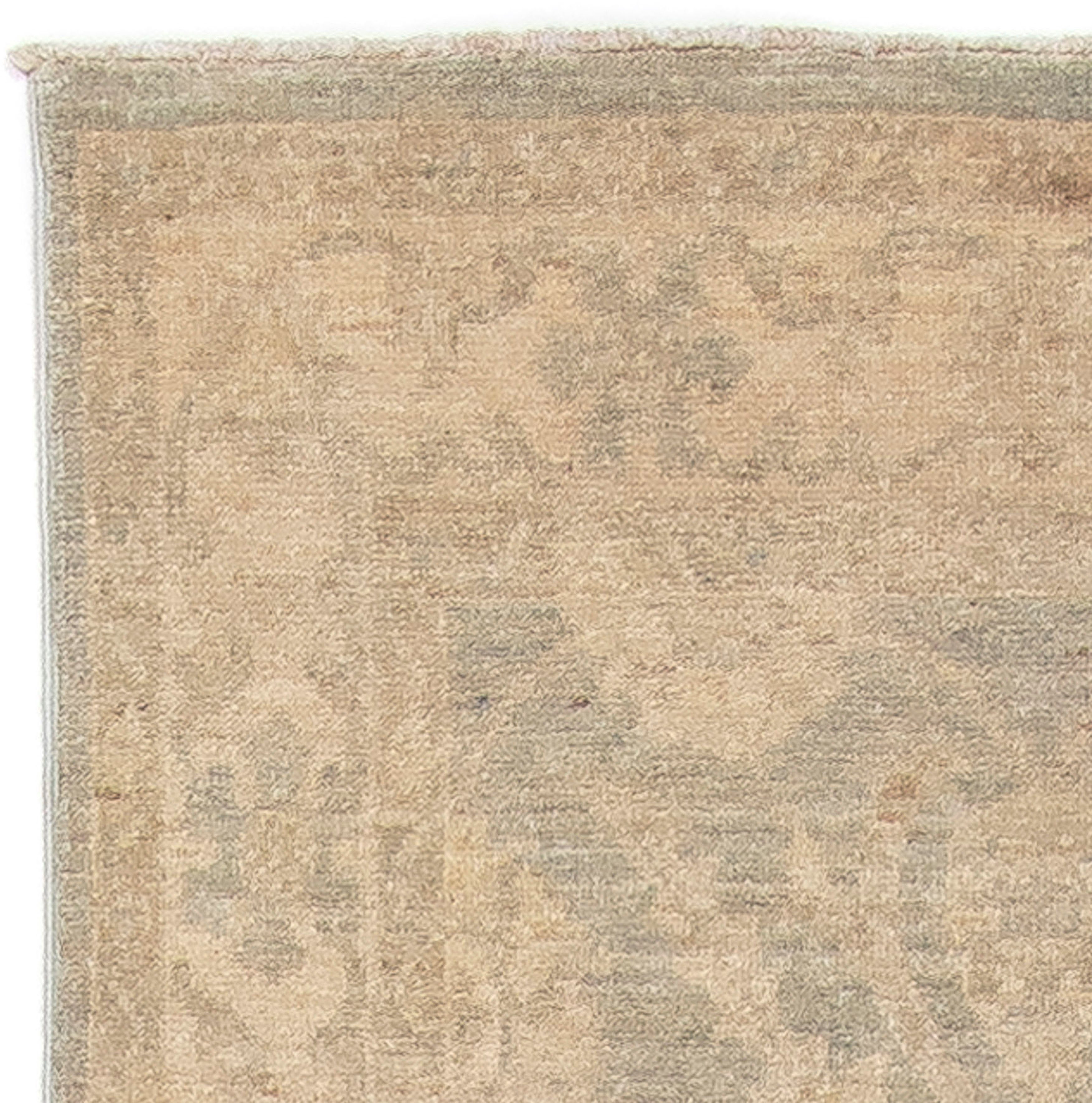 Orientteppich 314 Höhe: 6 Zertifikat beige, - Einzelstück Handgeknüpft, Wohnzimmer, Ziegler - x 76 cm morgenland, rechteckig, mit mm,