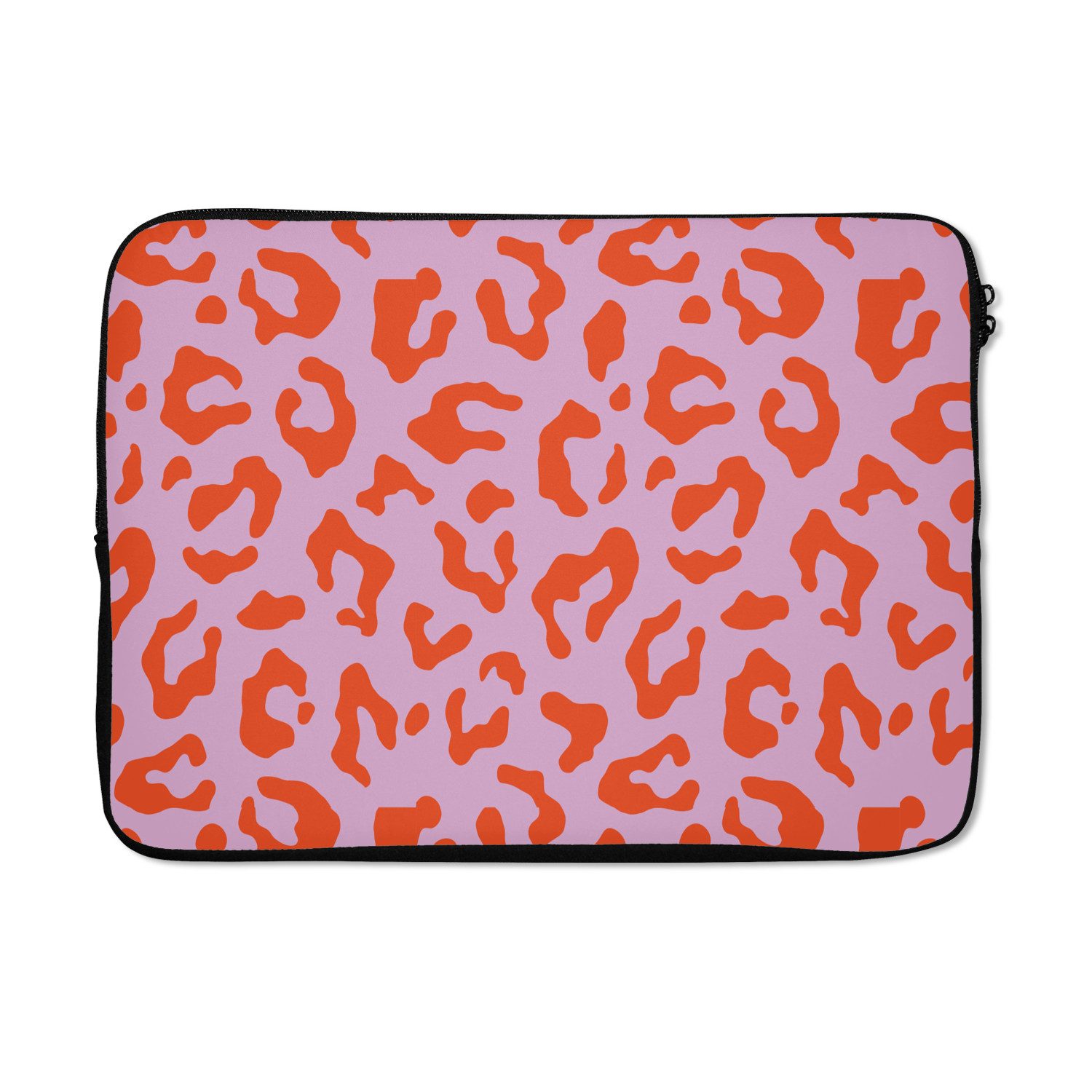 Laptop-Hülle Pantherprint - Rot - Lila - Rosa - Tierprint