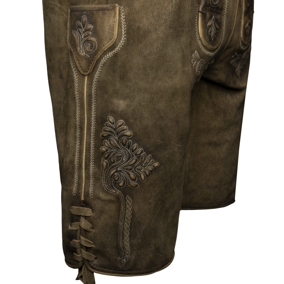 Stockerpoint Trachtenlederhose Sigl Herren (1-tlg) Trachtenlederhose, Trachtenhose, Bayerische Lederhose, Oktoberfest