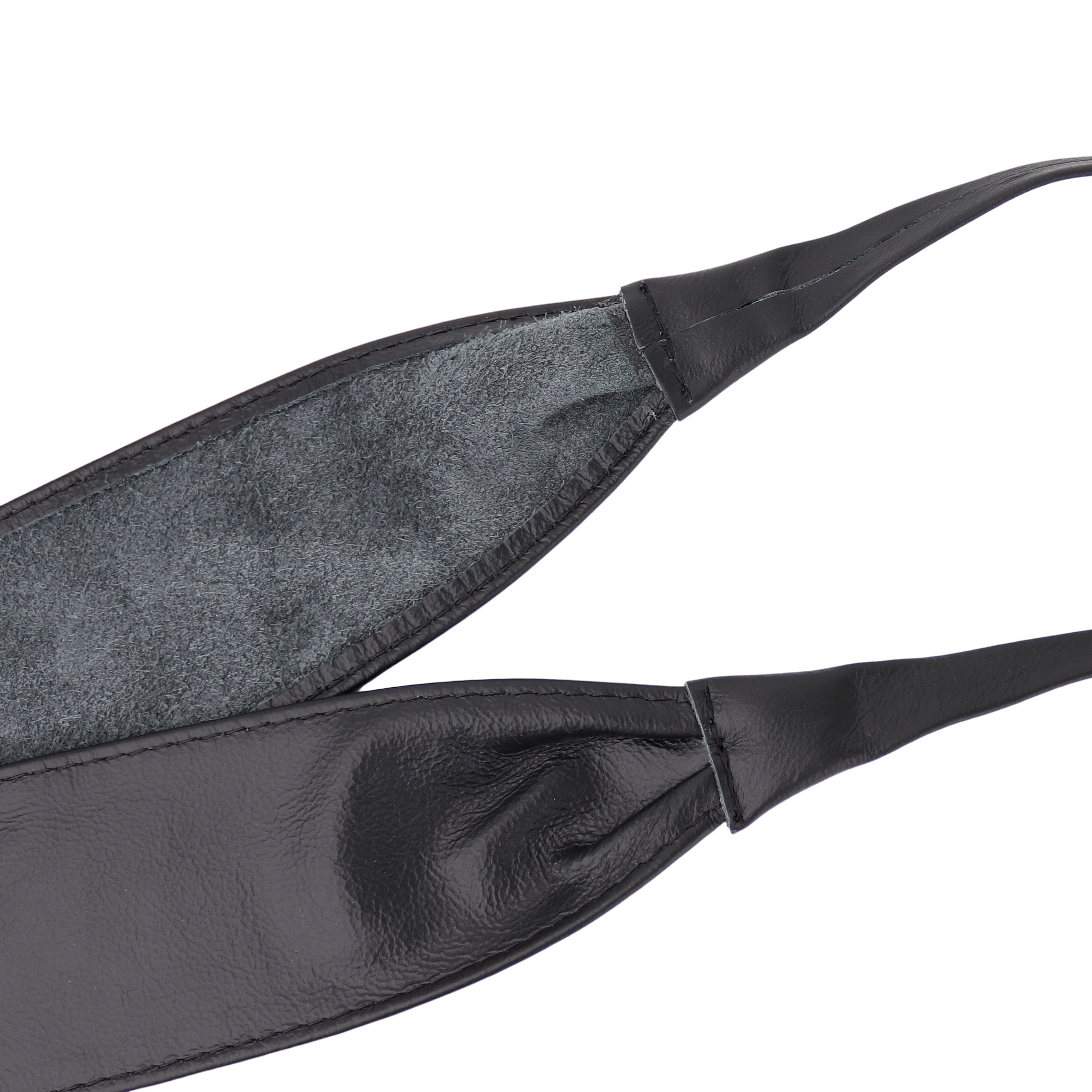 MIRROSI Taillengürtel Wickelgürtel aus Echtleder, Schleife mit breitem Bund (mit breitem Bund zum Wickeln, 7cm Breit, 265cm lang) OBi Gürtel, Bindegürtel, Schnü – Bild 5 von 5