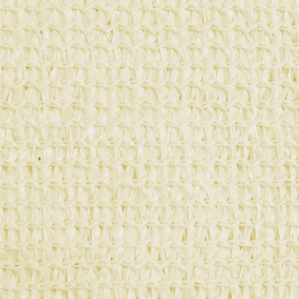 vidaXL Sonnensegel 25 x 4 m Sonnensegel 160 g m² Creme 2,5x4 m HDPE Beschattung Rechteck