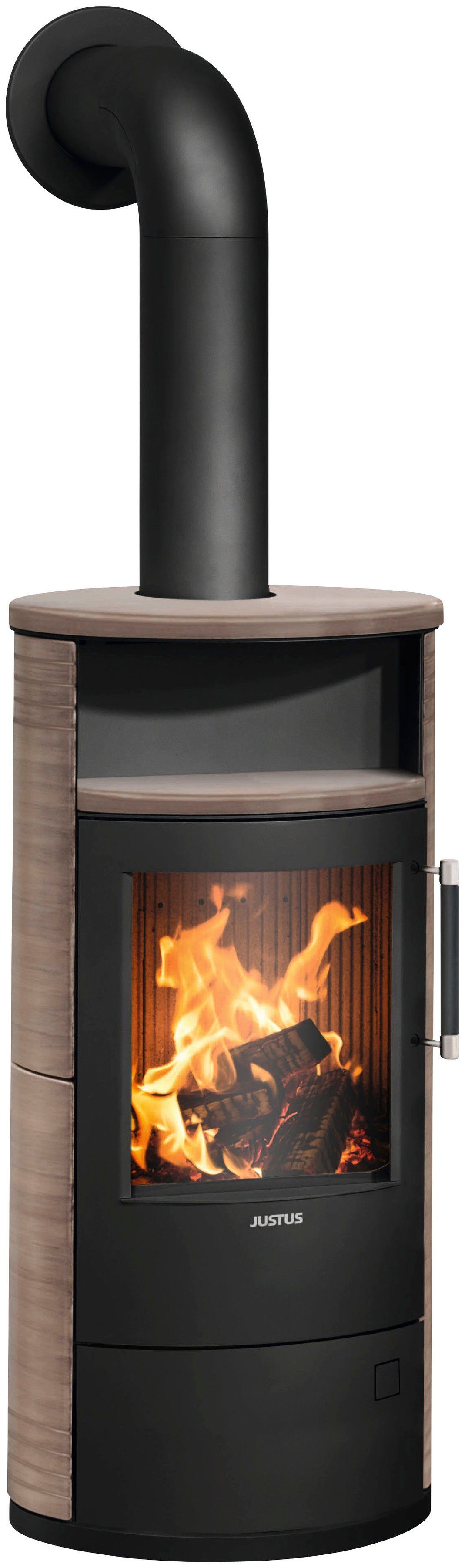 JUSTUS Kaminofen Island 5 2.0, 5 kW, Zeitbrand