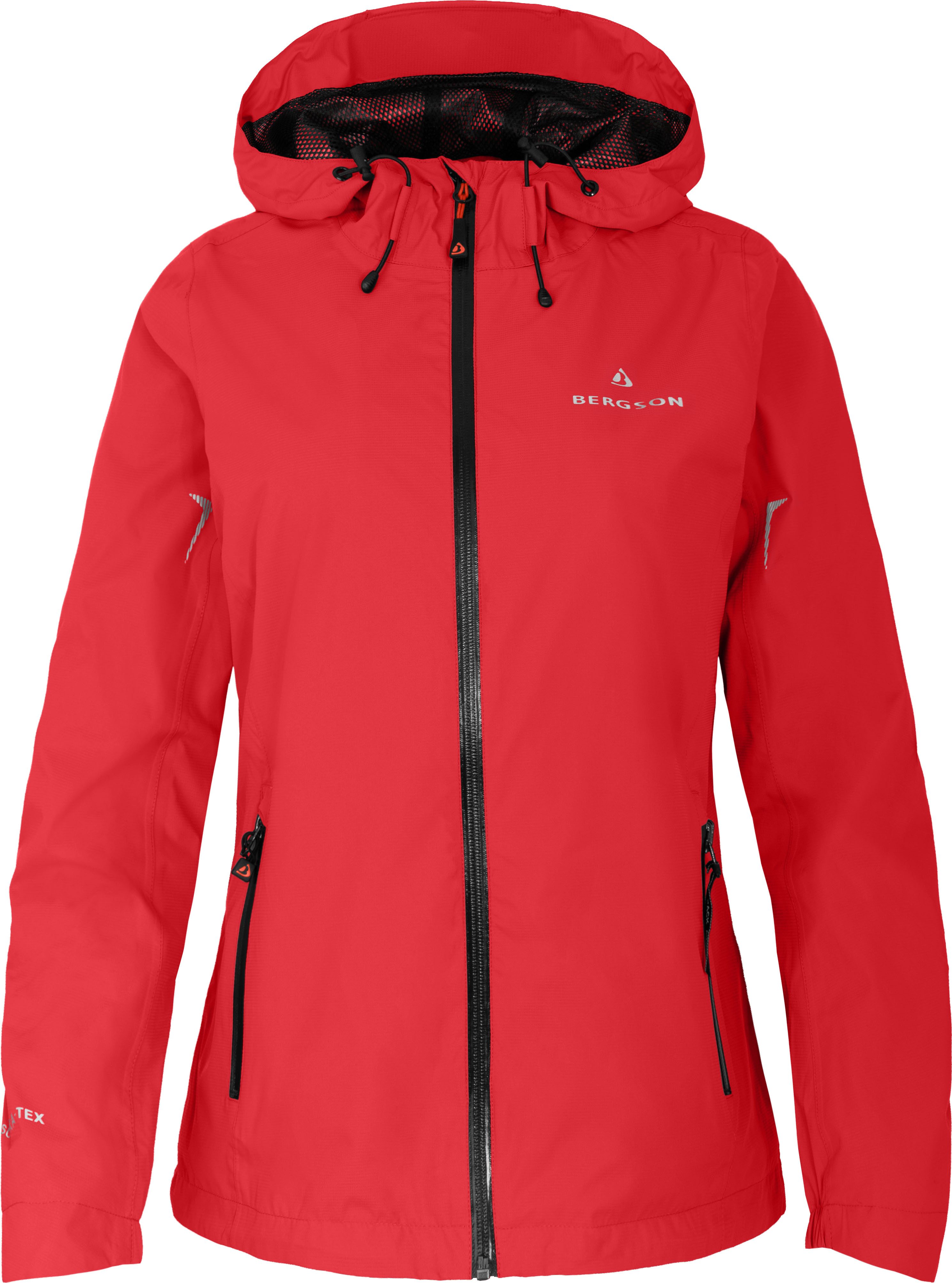 Bergson Regenjacke HELLI Damen Regenjacke, Netzfutter, 12000 mm Wassersäule, Normalgrößen, sal