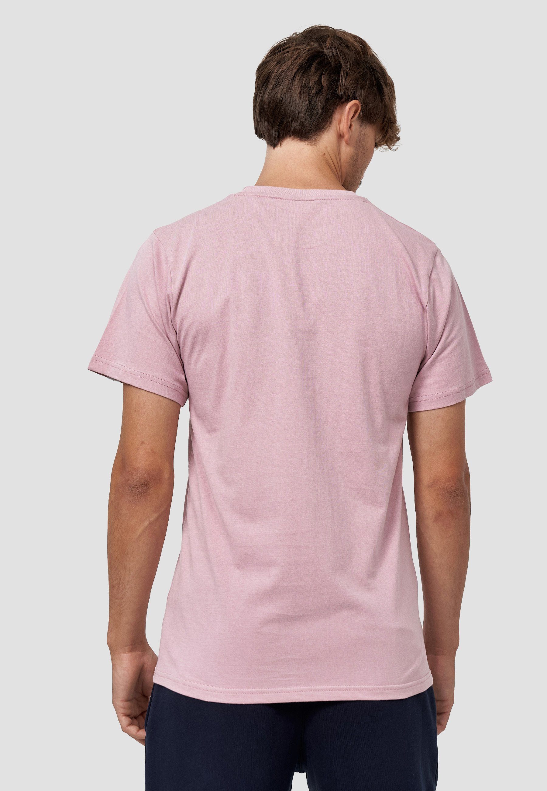 Bio-Baumwolle MIKON Pink T-Shirt GOTS Feder zertifizierte
