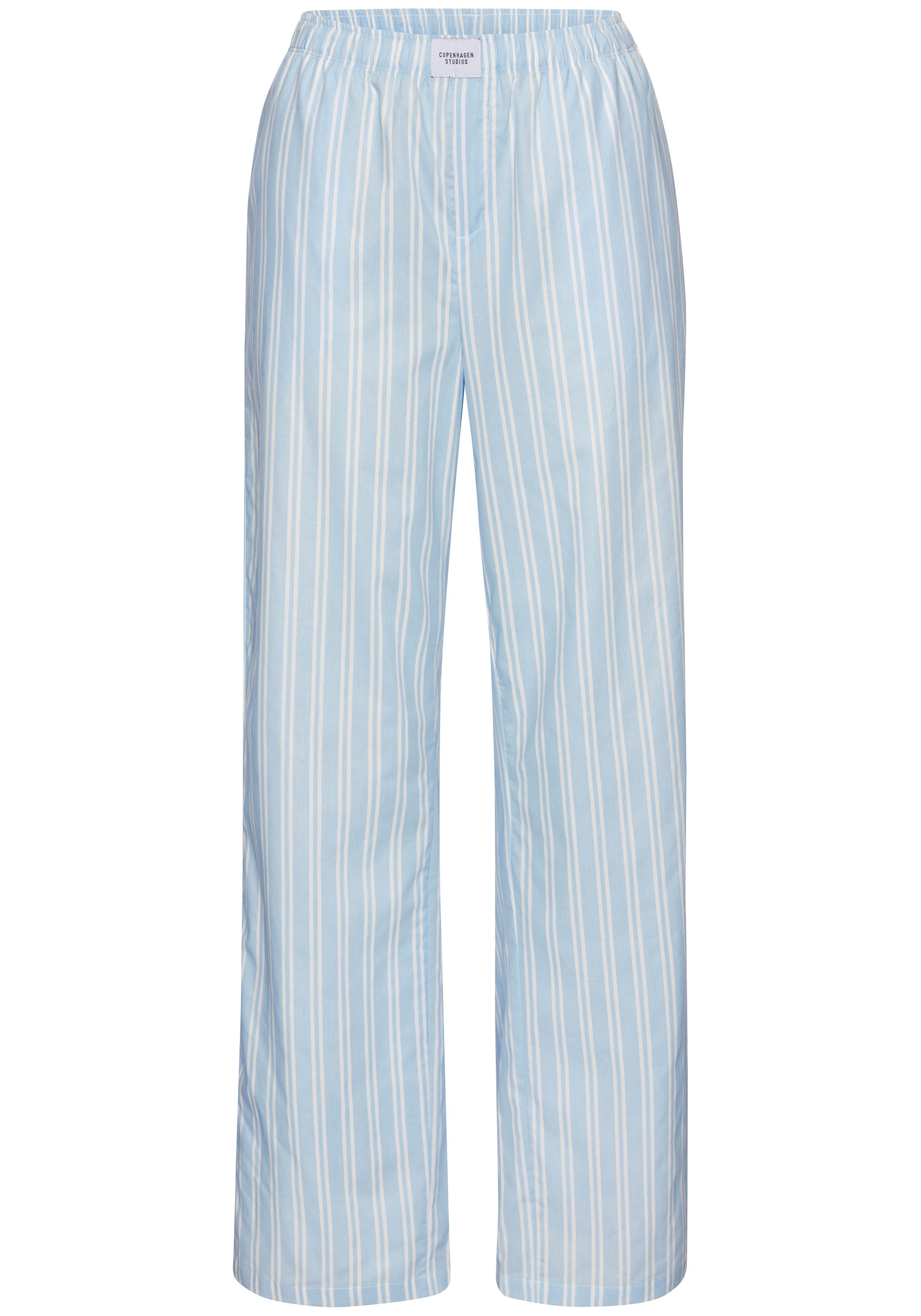 Copenhagen Studios Pyjamahose aus leichter Baumwolle-Webware