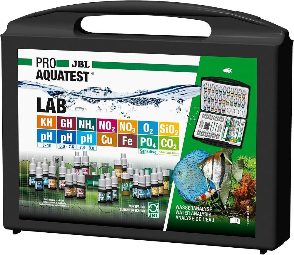 Aquarium-Wassertest JBL PROAQUATEST COMBISET Lab Testkoffer mit 13 Wassertests Süßwasseraq