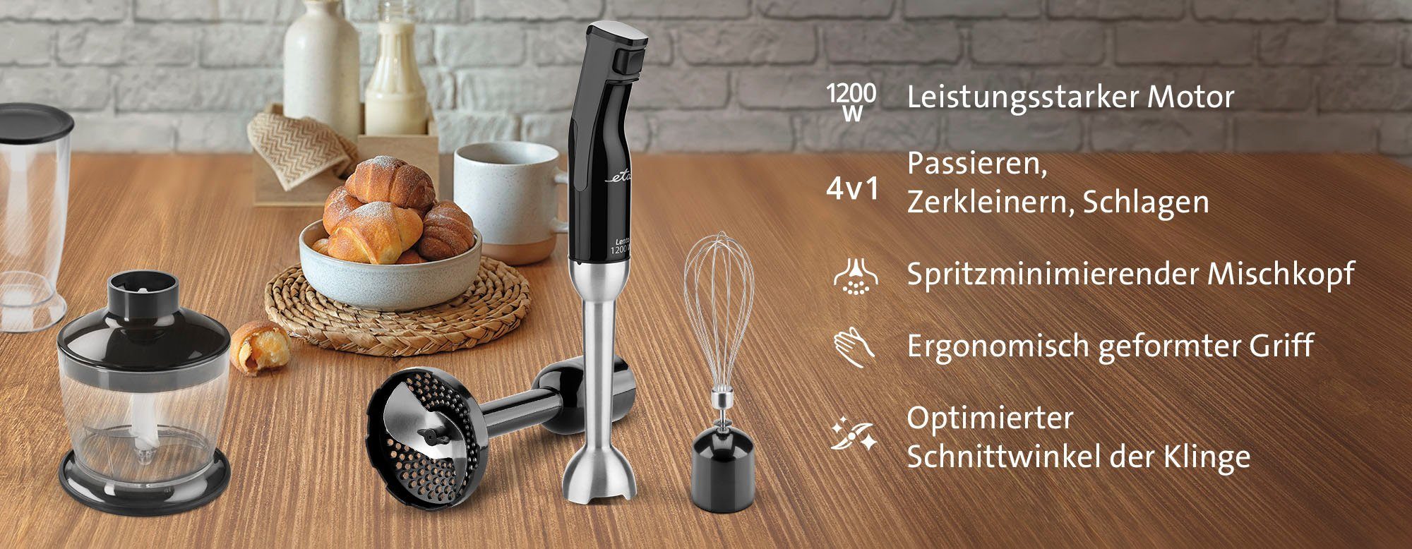eta Stabmixer Lento ETA401790000, 1200 W