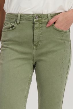 Monari Slim-fit-Jeans 408254 salbei