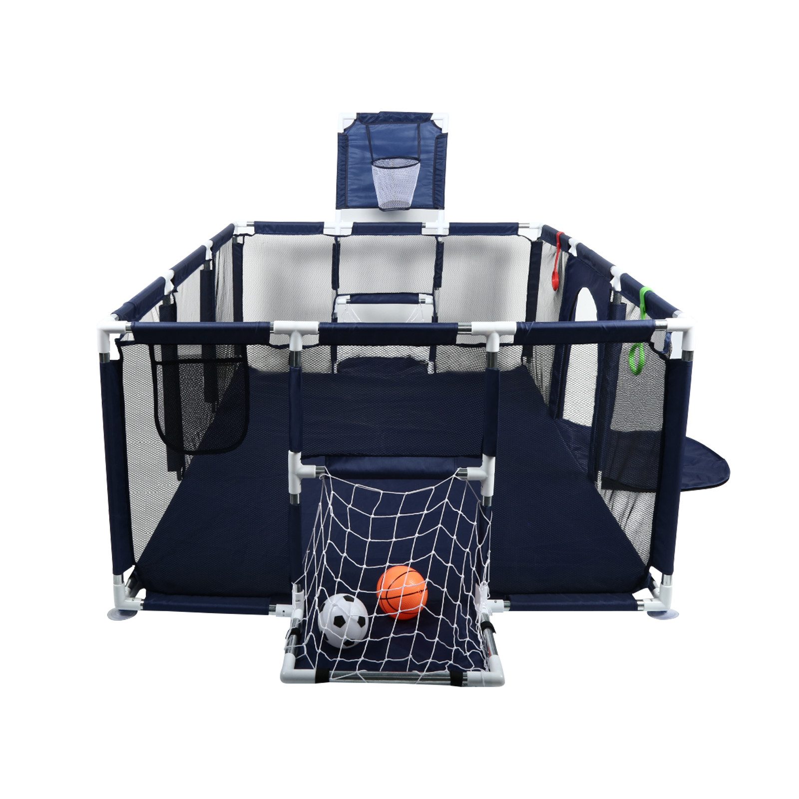 JEOBEST Laufgitter Laufstall Baby 180x120cm, Laufstall günstig online kaufen