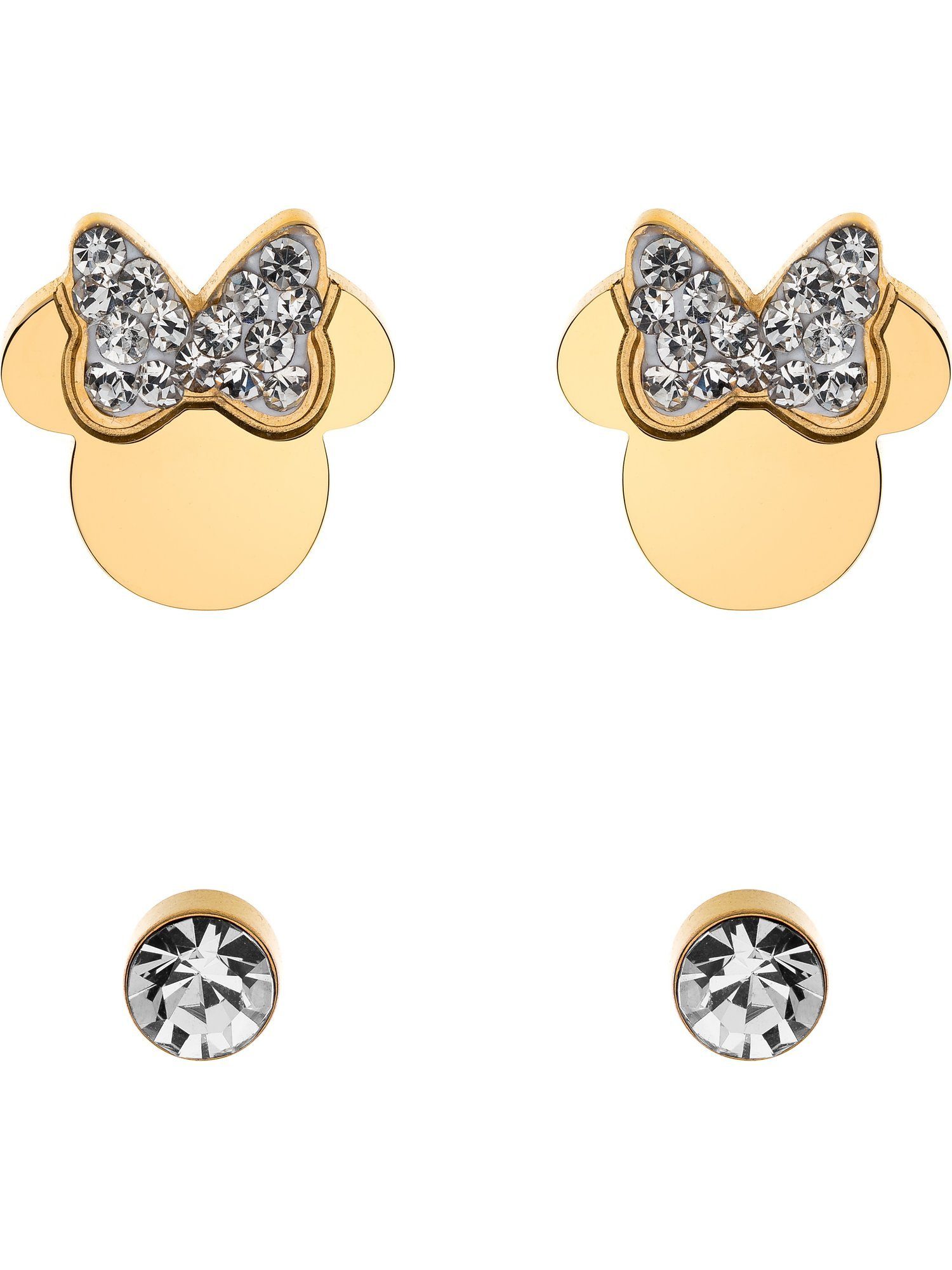 DISNEY Jewelry Paar Ohrhänger Disney Mädchen-Kinderohrring Edelstahl Kristall