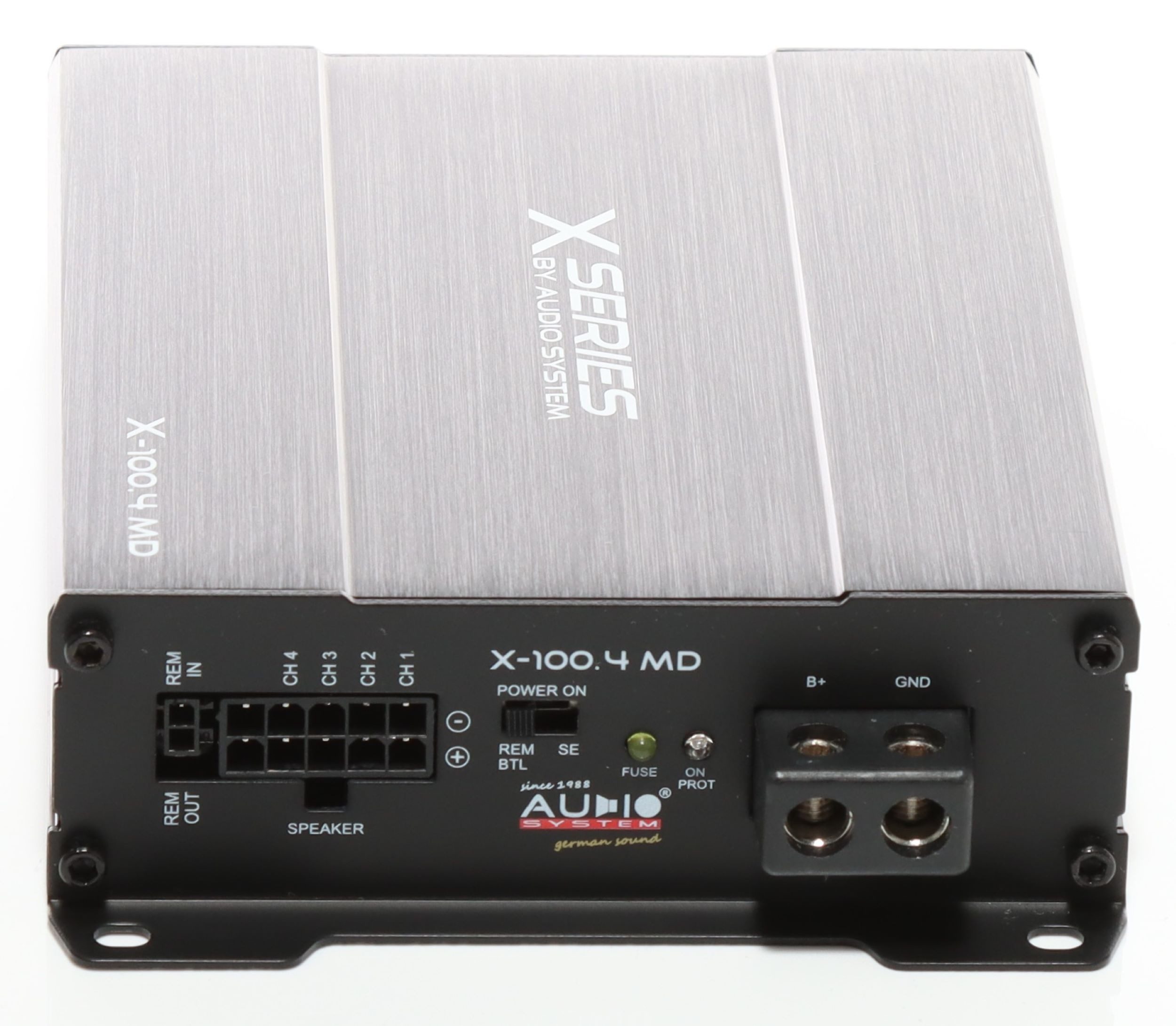 Audio System Audio System X 100.4 4-Kanal-Verstärker 4x100 Watt Verstärker