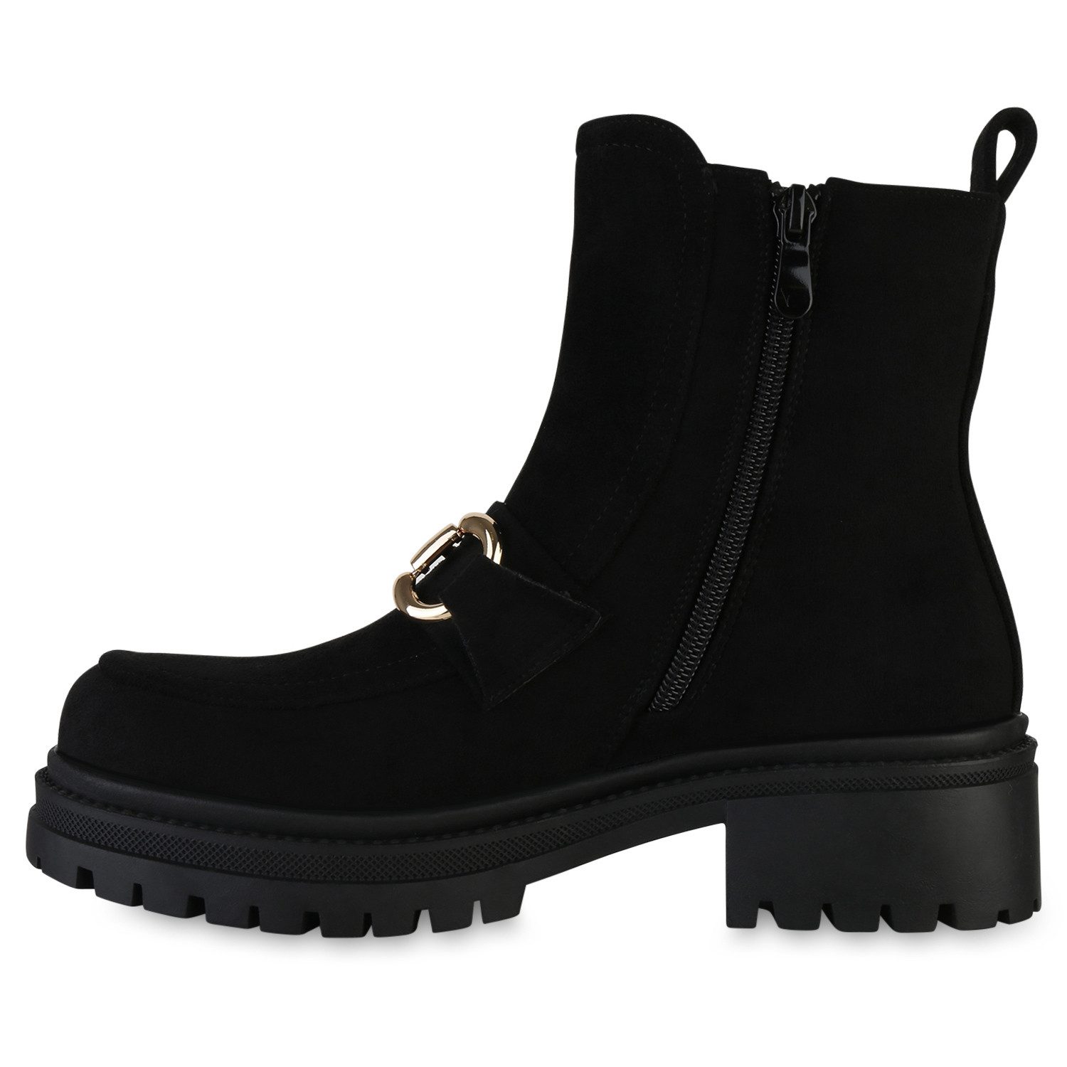 VAN HILL 841821 Stiefelette Damen Leicht Gefüttert Klassische Stiefeletten günstig online kaufen