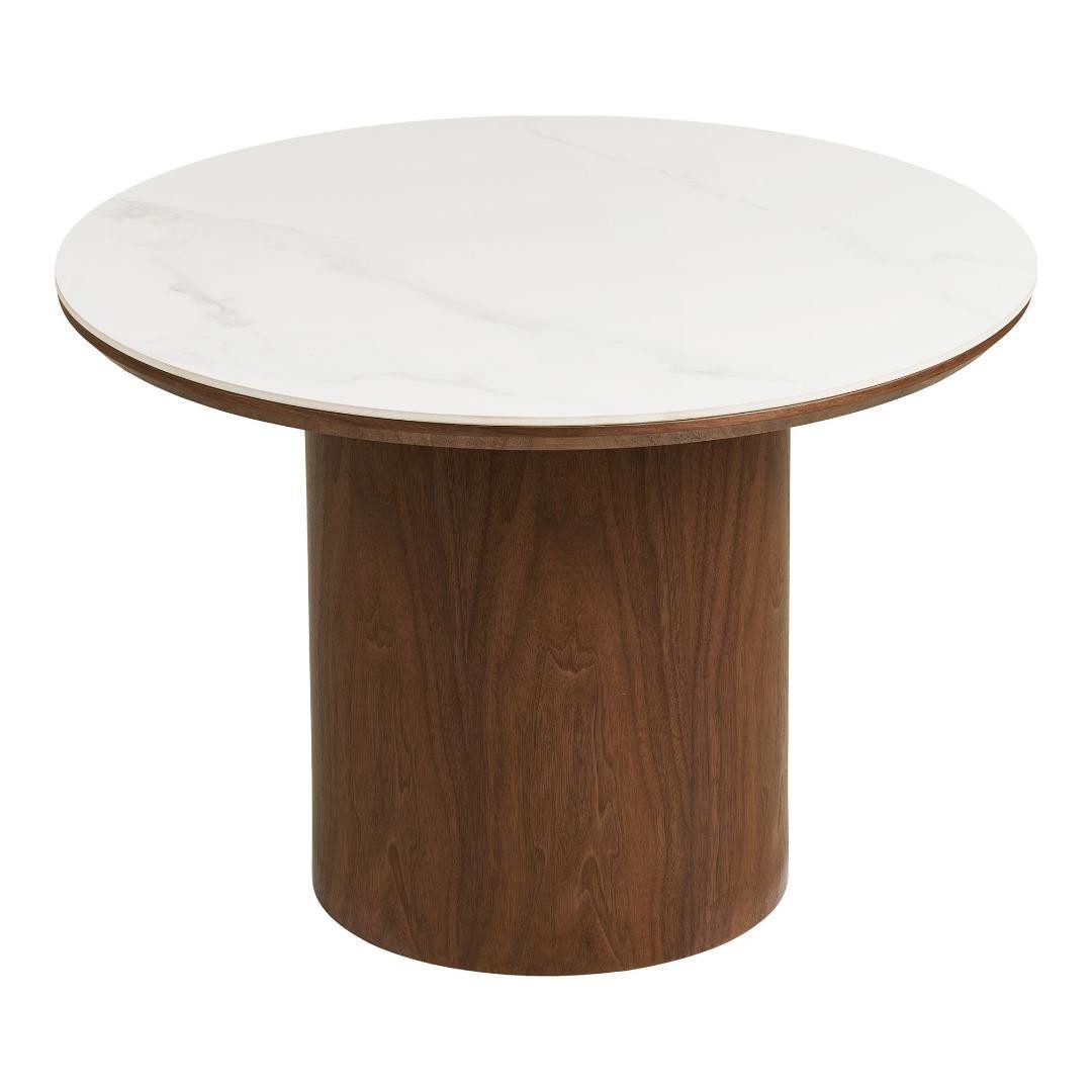House Nordic Couchtisch Frida Couchtisch Ø60cm keramische Tischplatte weiß (1-St)