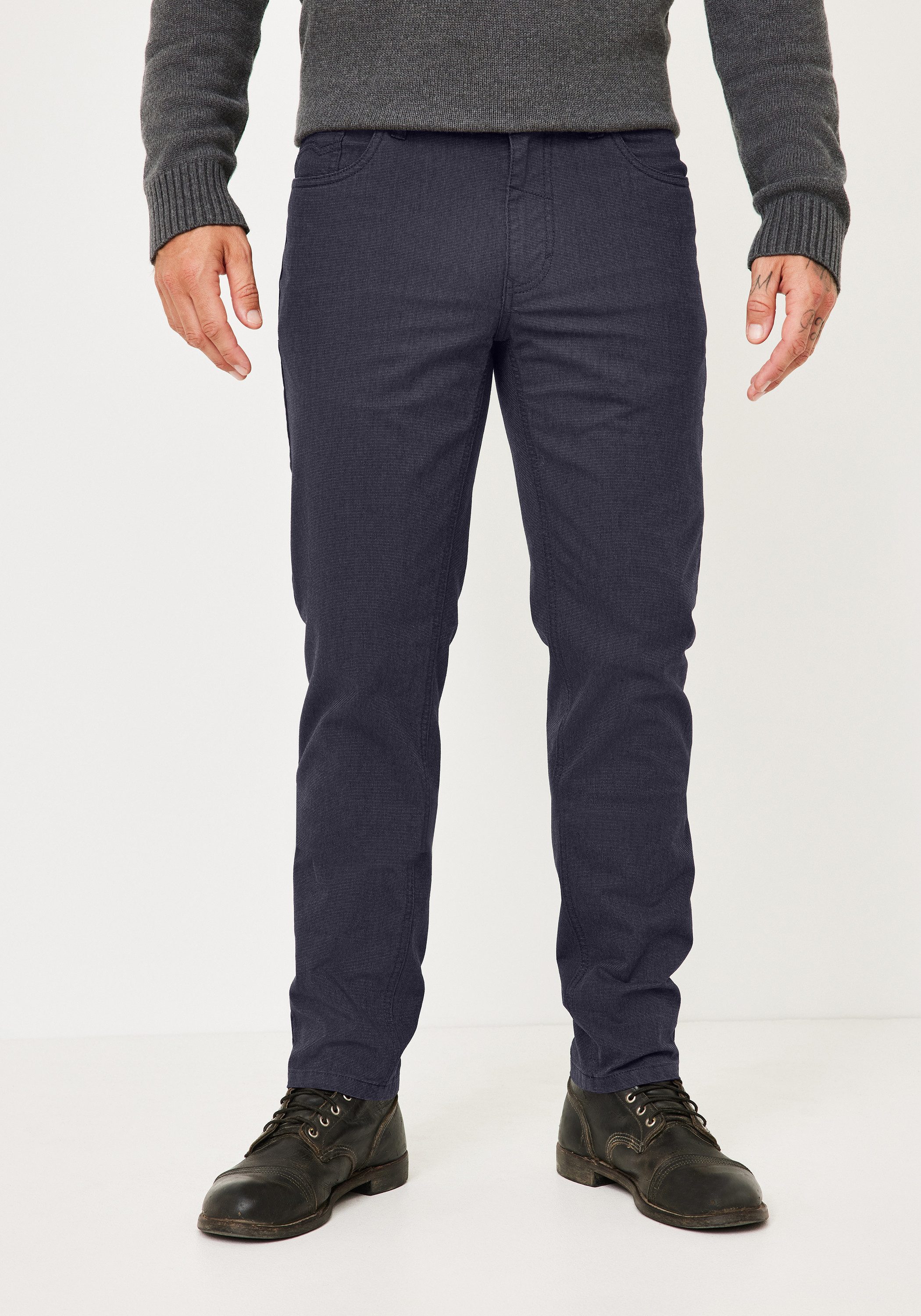 Redpoint Stoffhose MILTON Regular Fit Stoffhose im Wool-Look mit Stretch