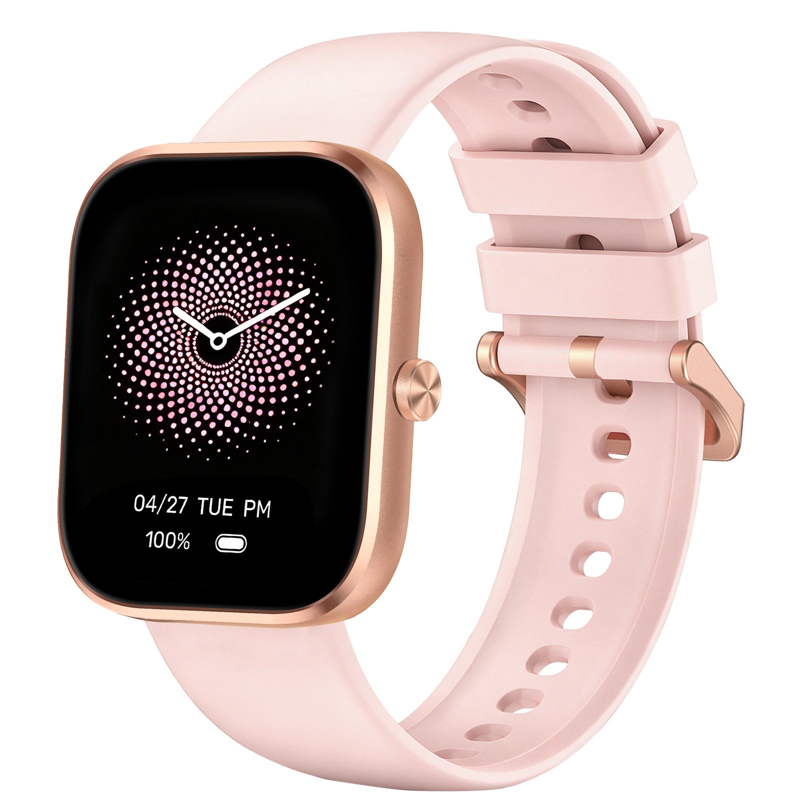 Sytifro Smartwatch Damen Herren, Fitness Tracker Uhr mit 8 Tage Akkulaufzeit Smartwatch, 150+ Sportmodes, Bluetooth 5.3 Sportuhr, Gesundheits-Uhren mit Benachrichtigung, 24/7 Herzfrequenz, Blutsauerstoff, Schlafqualität, Schrittzähler, Sprachassistent und