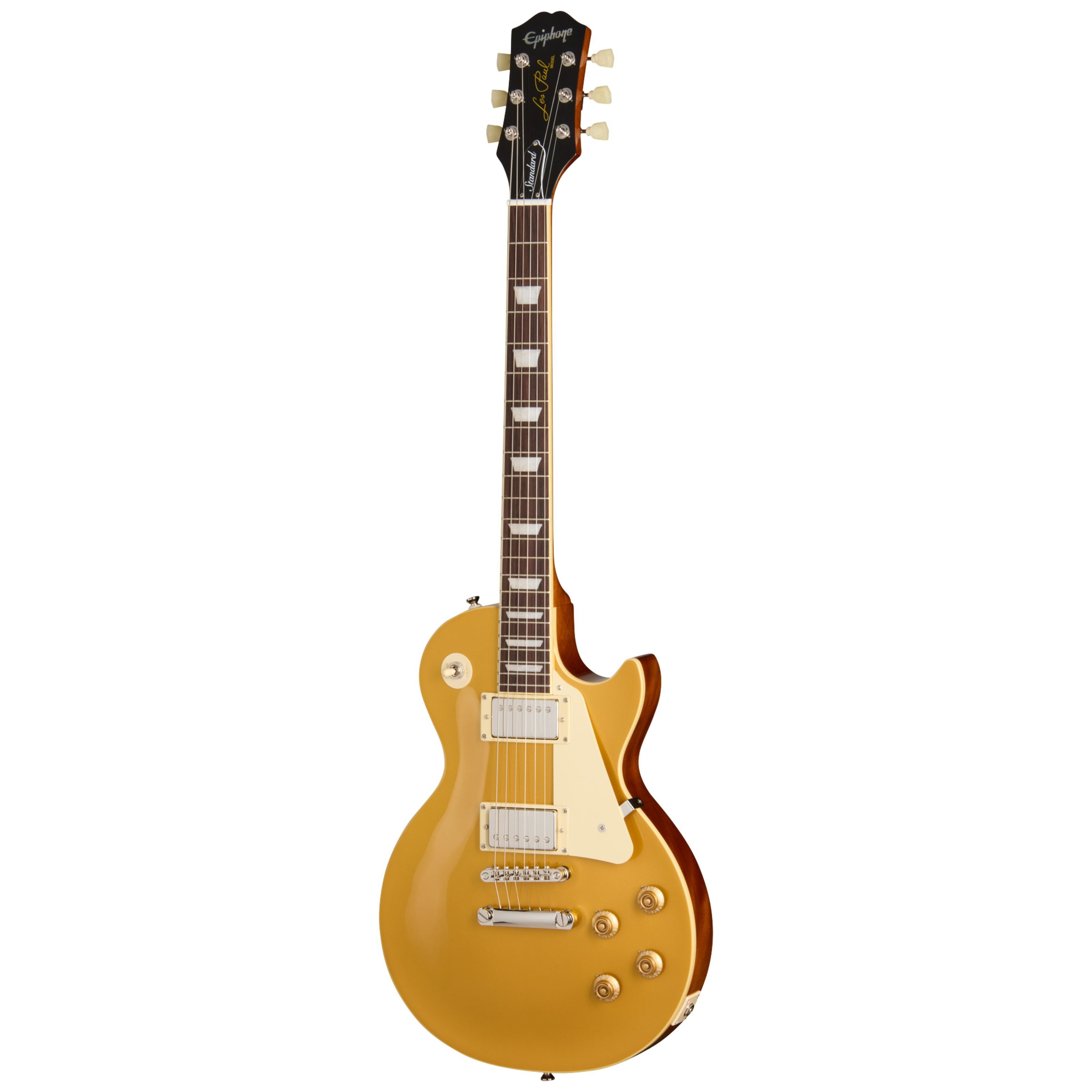 Epiphone E-Gitarre, E-Gitarren, Single Cut Modelle, Les Paul Standard 50s Goldtop - Single Cut E-Gitarre