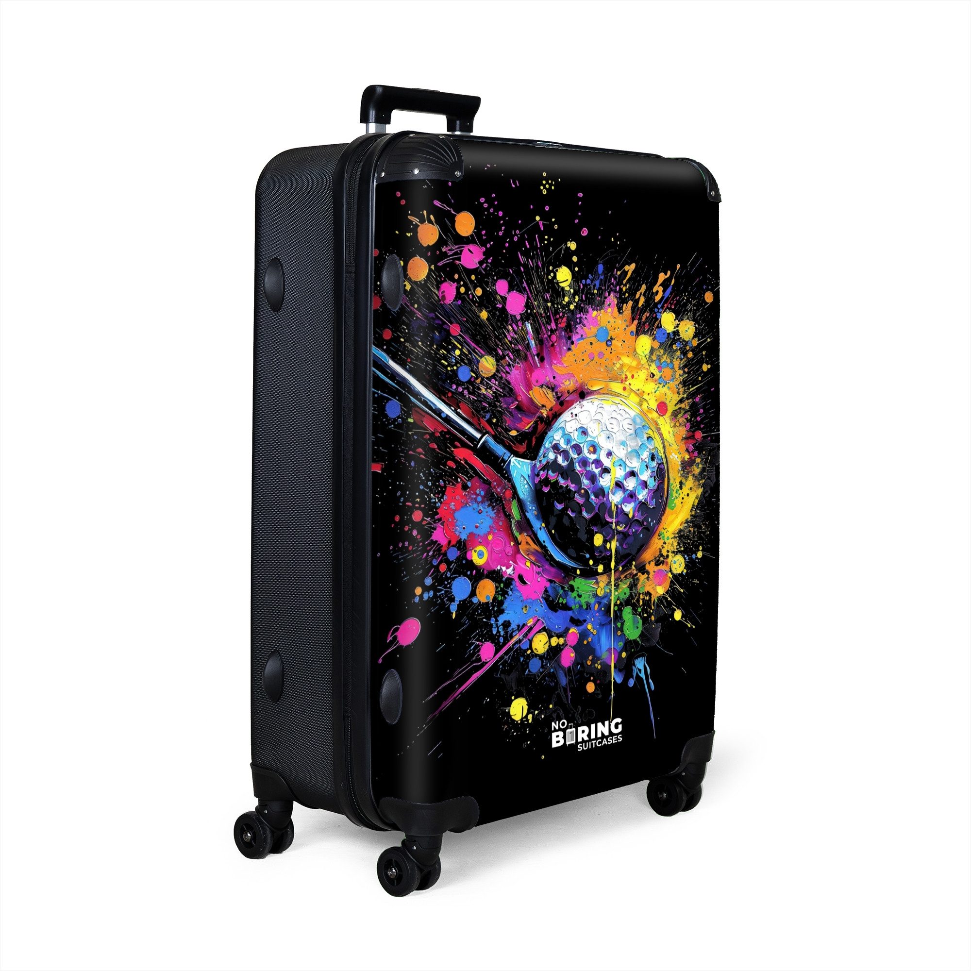 NoBoringSuitcases.com© Hartschalen-Trolley Golf mit Graffiti 77 günstig online kaufen
