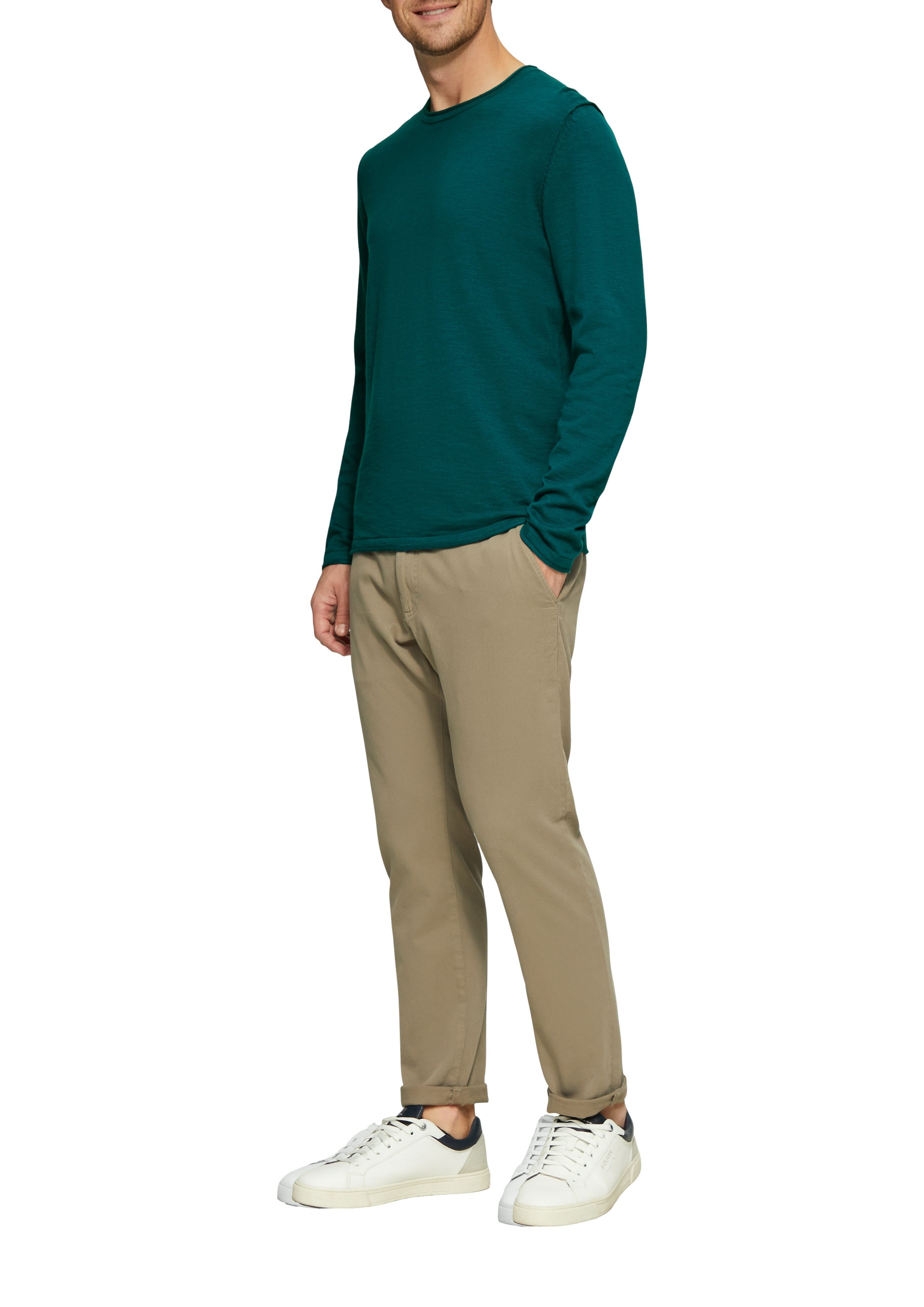 s.Oliver Rundhalspullover mit Rundhalsausschnitt günstig online kaufen