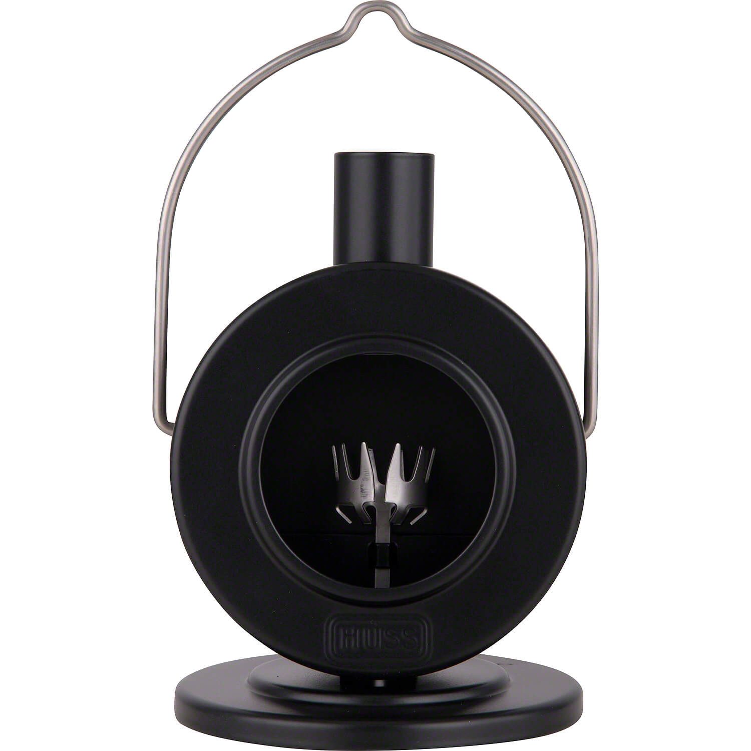 Huss Räucherkerzenherstellung Räuchermännchen Räucherofen Scheibenofen Schwarz (12cm) von Huss Räucherkerzen