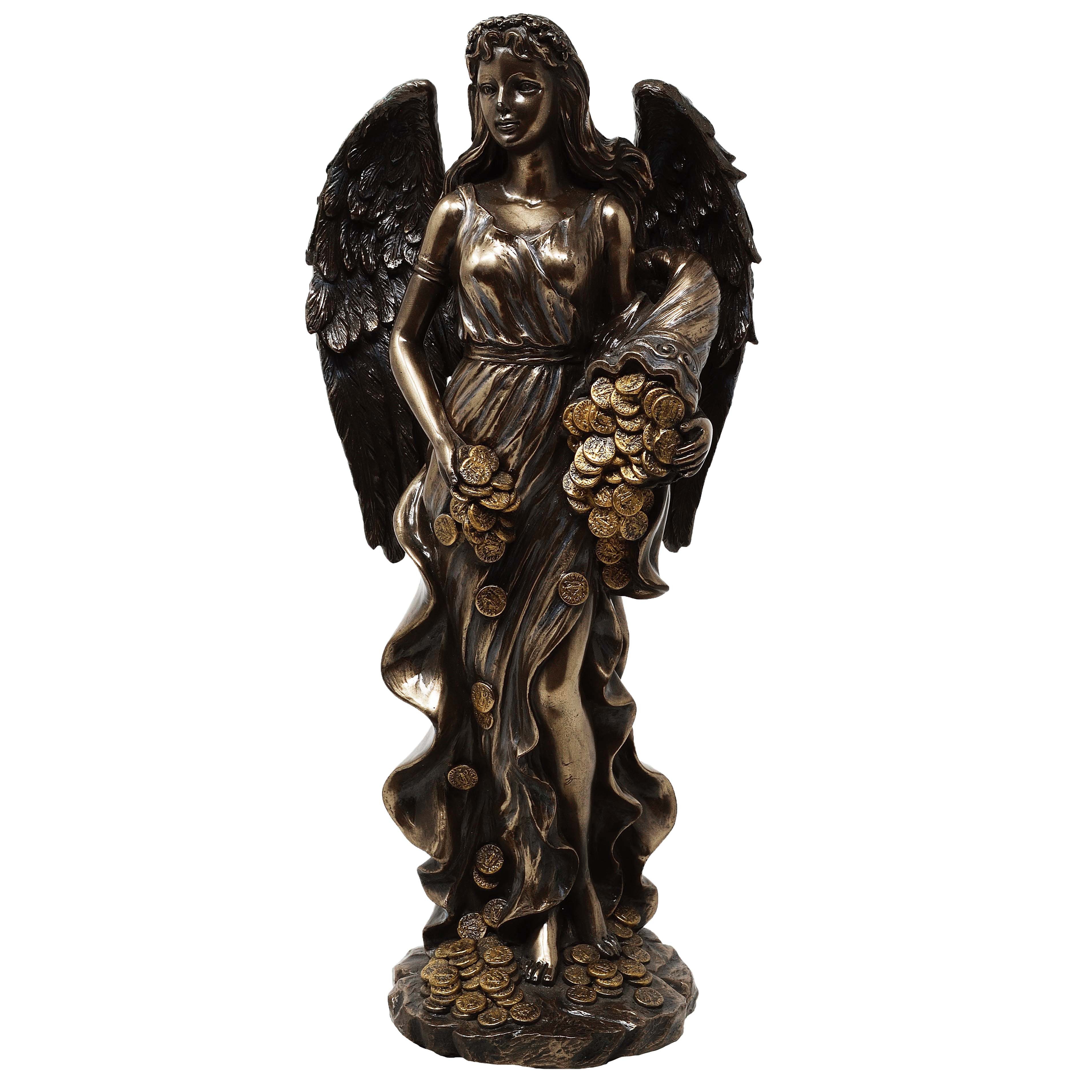 MystiCalls Dekofigur Fortuna - Deko Gott Götter Helden Gottheit, Sammelfigur, Dekofigur, Sammlerfigur, Dekorationsobjekt